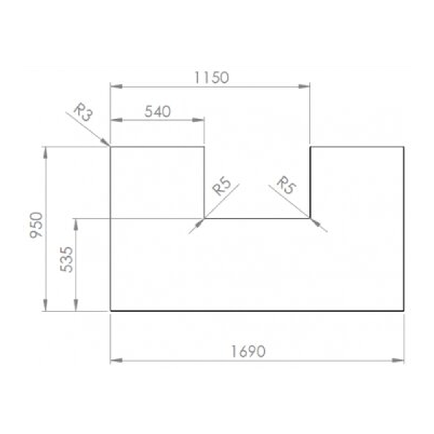 Olsberg Funkenschutzplatte OSORNO S