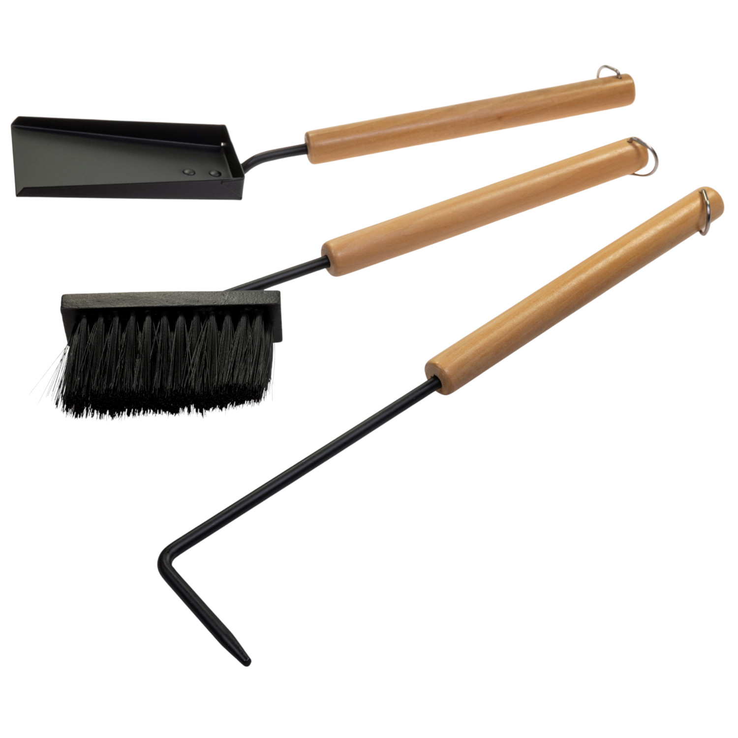 Raik Kaminbesteck Valentin Set 4-teilig Schwarz