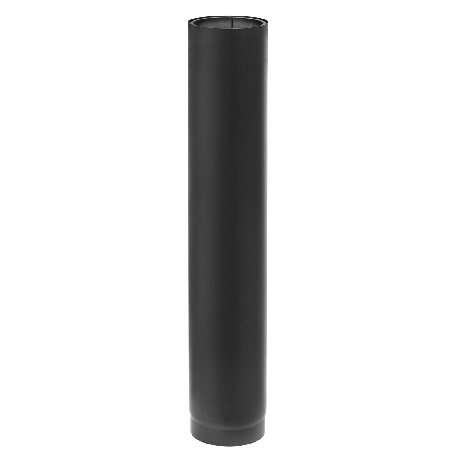Raik Izoker Längenelement 150mm schwarz doppelwandig L: 1000mm für Rauchrohr / Ofenrohr