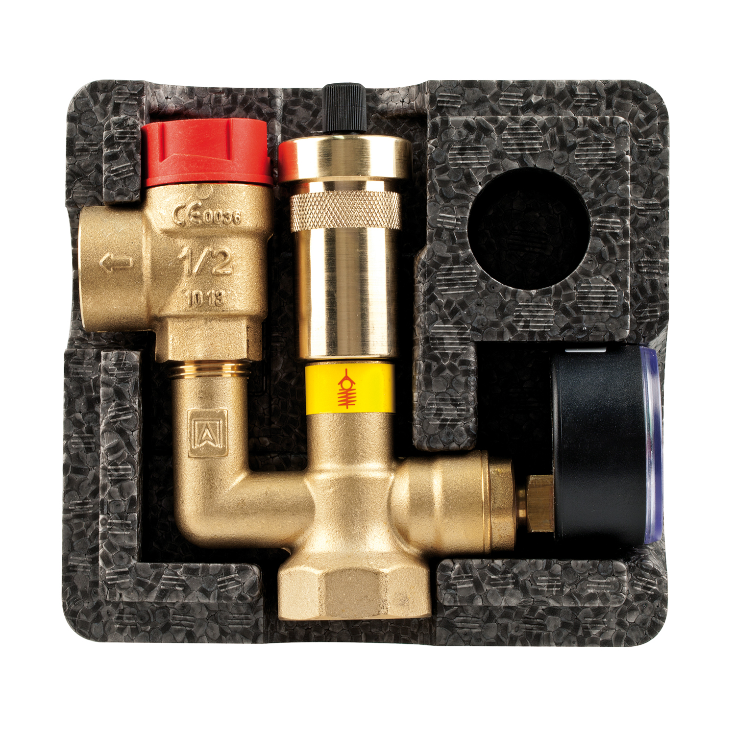 Aquaflam Vario Barma 11 kW Basic Wasserführender Kaminofen Maple Komplett-Set Kombispeicher THKE/F 600