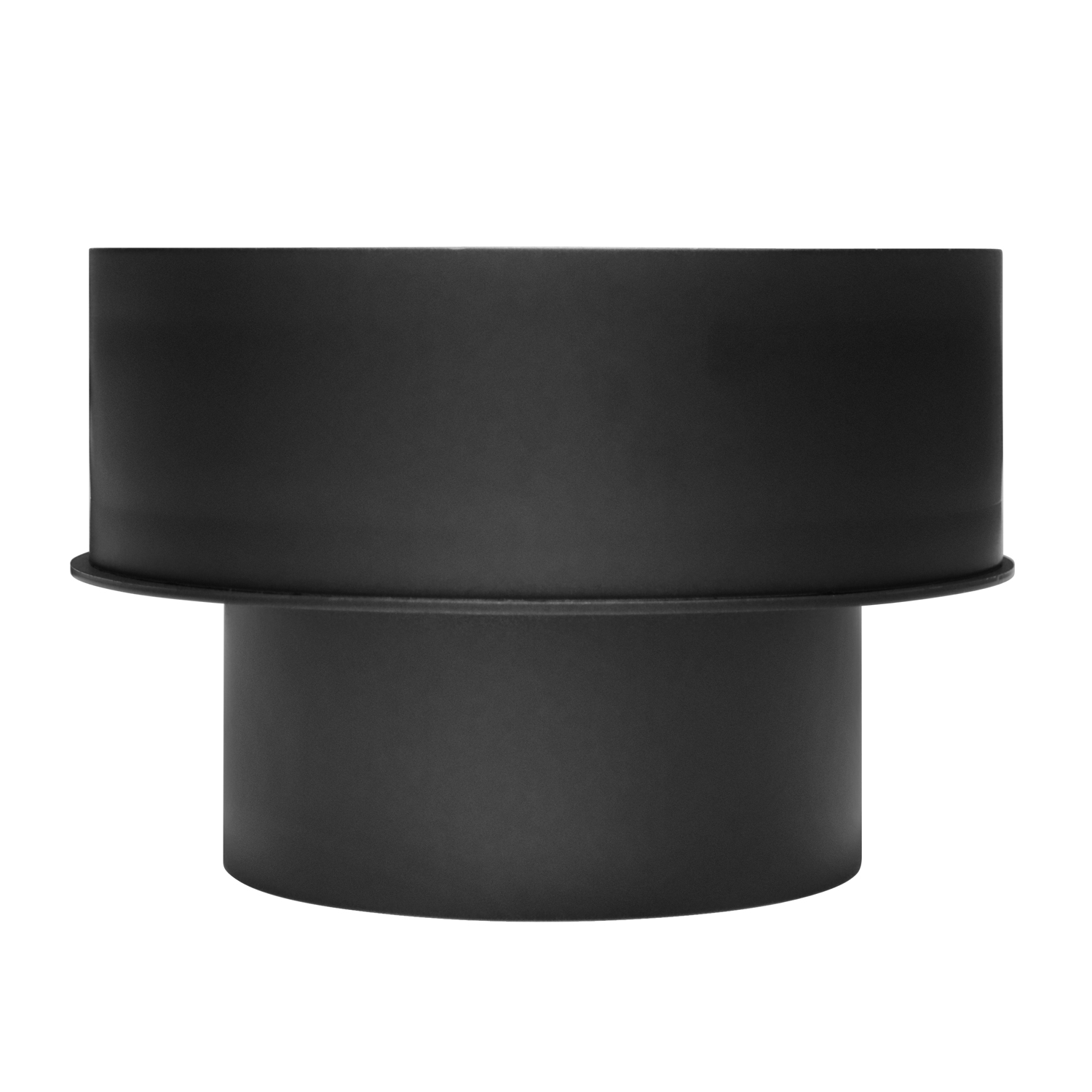 Raik Basic Erweiterung 120mm - 180mm schwarz gerade für Rauchrohr / Ofenrohr