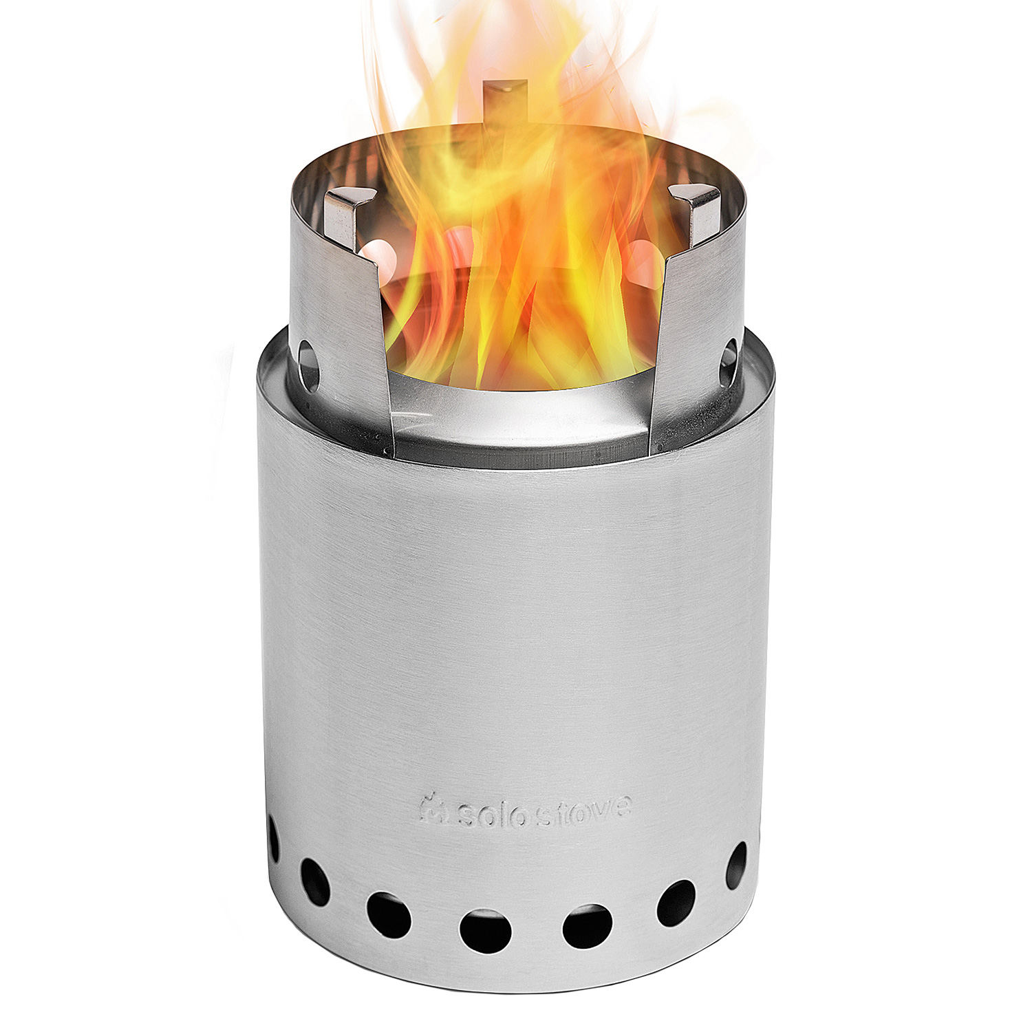 FEUERGOTT Anzündkamin + Solo Stove Titan Campingkocher