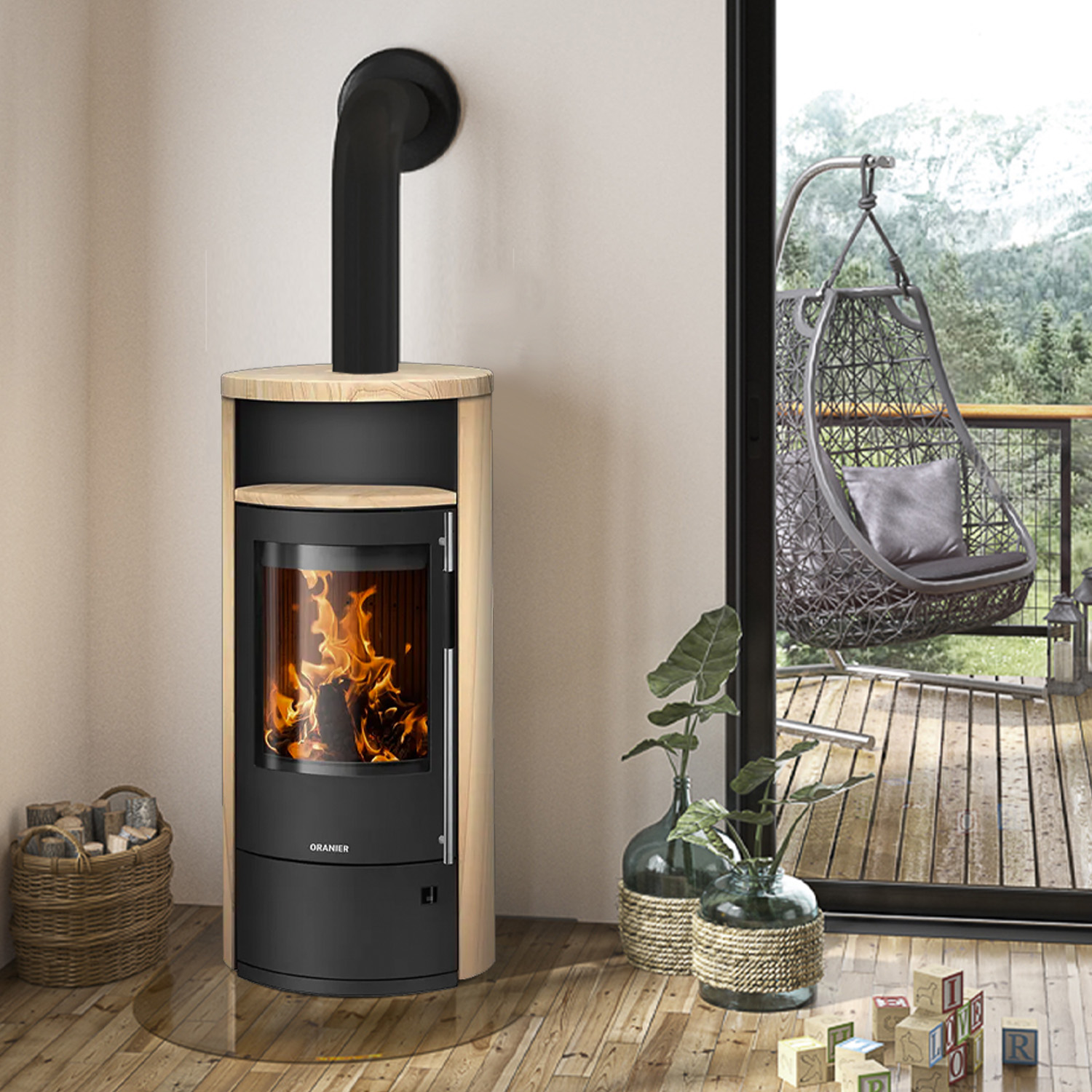 Oranier Polar Neo 8 Kaminofen Sandstein