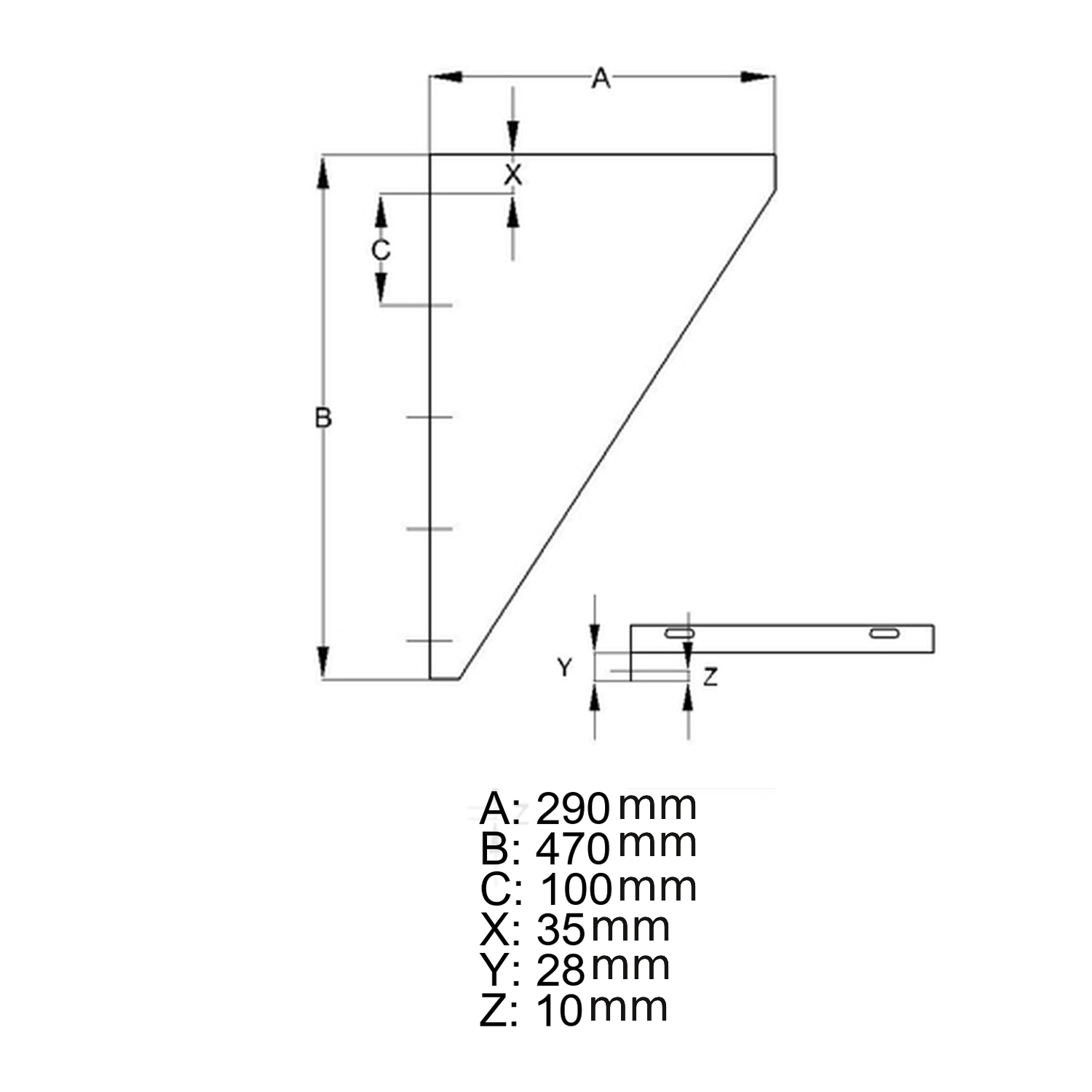 Schiedel ICS Konsolbleche für Wandmontage Ø150 mm doppelwandig glänzend