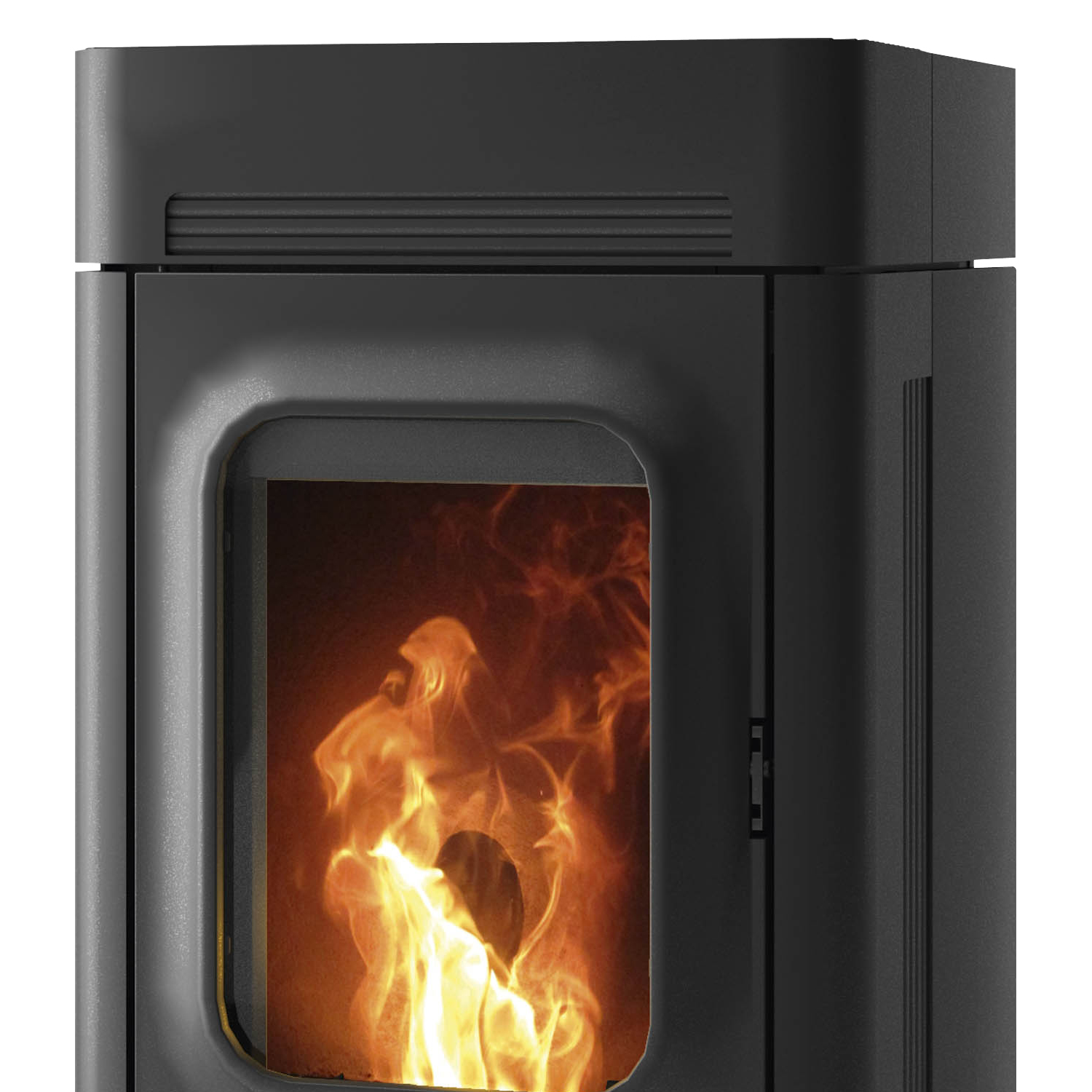 Justus Canis Pelletofen Stahl Schwarz Justus Canis Pelletofen Stahl Schwarz