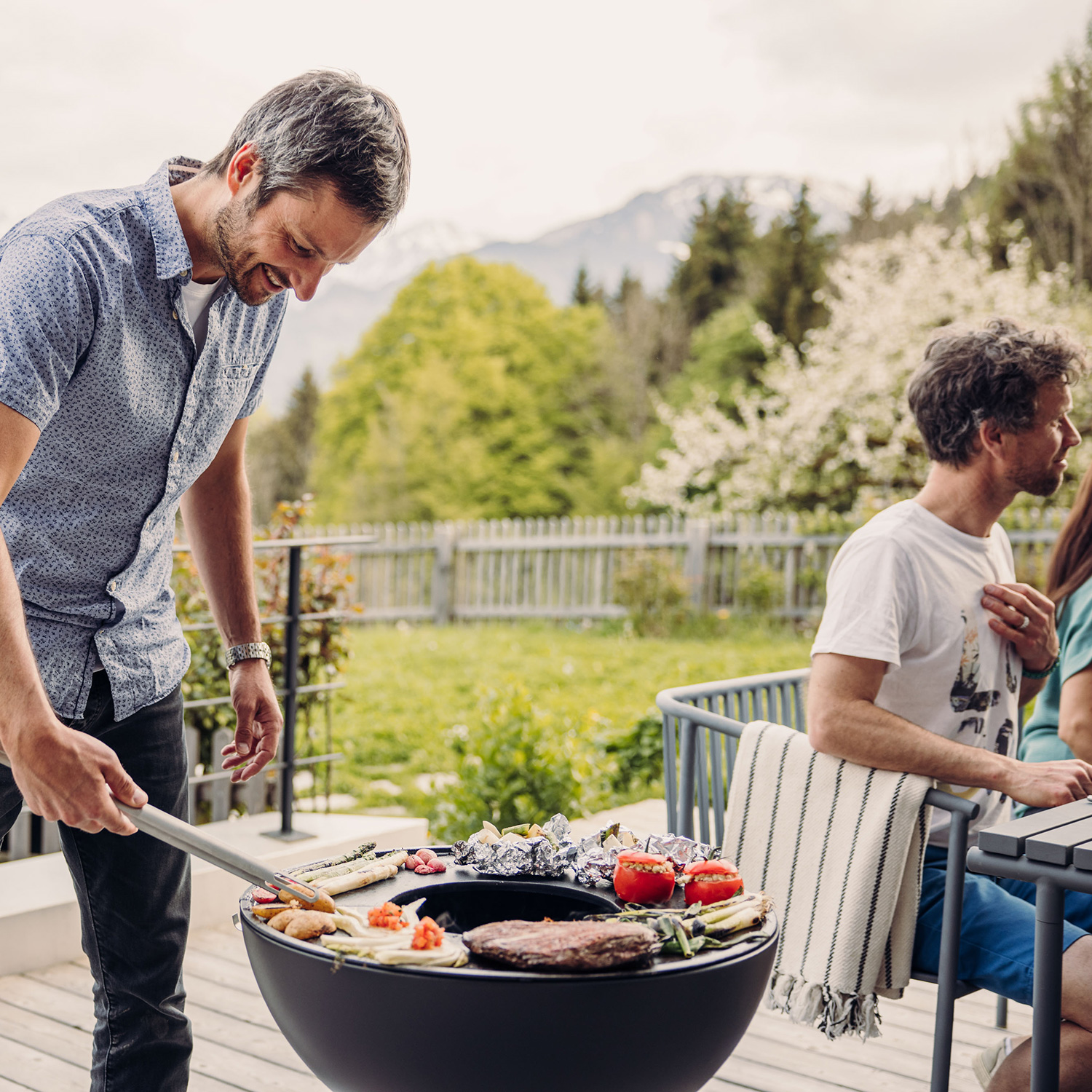 höfats BOWL 57 Plancha-Grillset Hoch