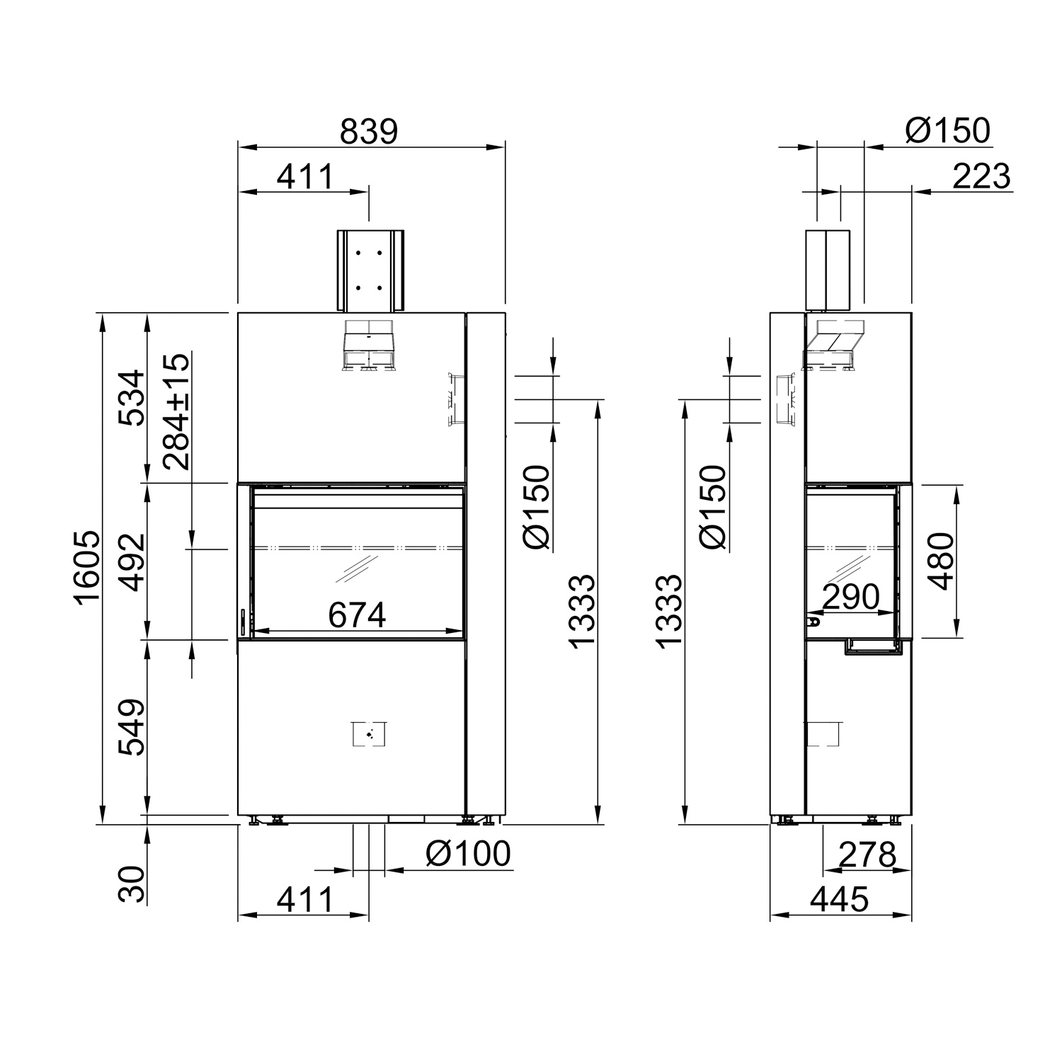 Spartherm Zirkon Kaminofen 2L RLA
