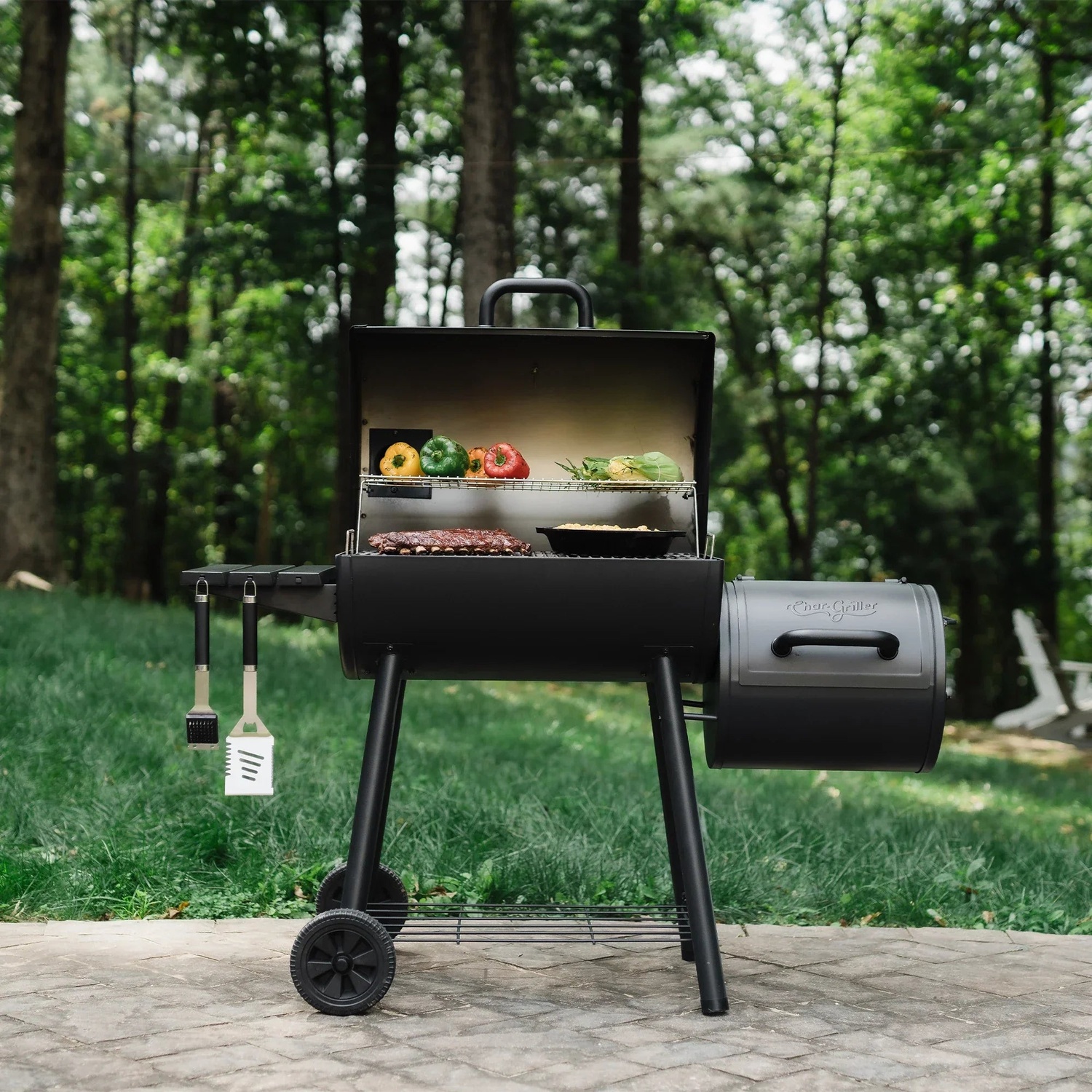 Char-Griller Smokin’ Pro Offset-Grill & Smoker