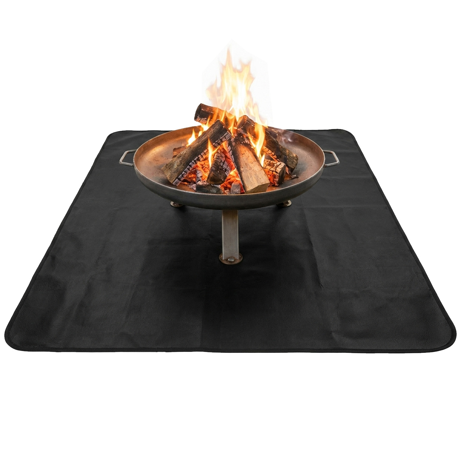 FEUERGOTT Feuerschutzmatte rechteckig 140 x 100 cm