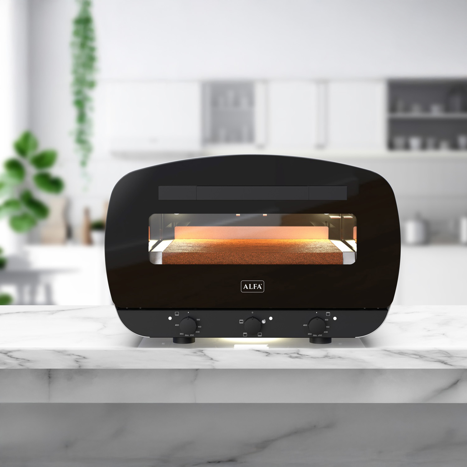 Alfa URBE Elektrischer Pizzaofen Anthrazit Alfa URBE Elektrischer Pizzaofen Anthrazit