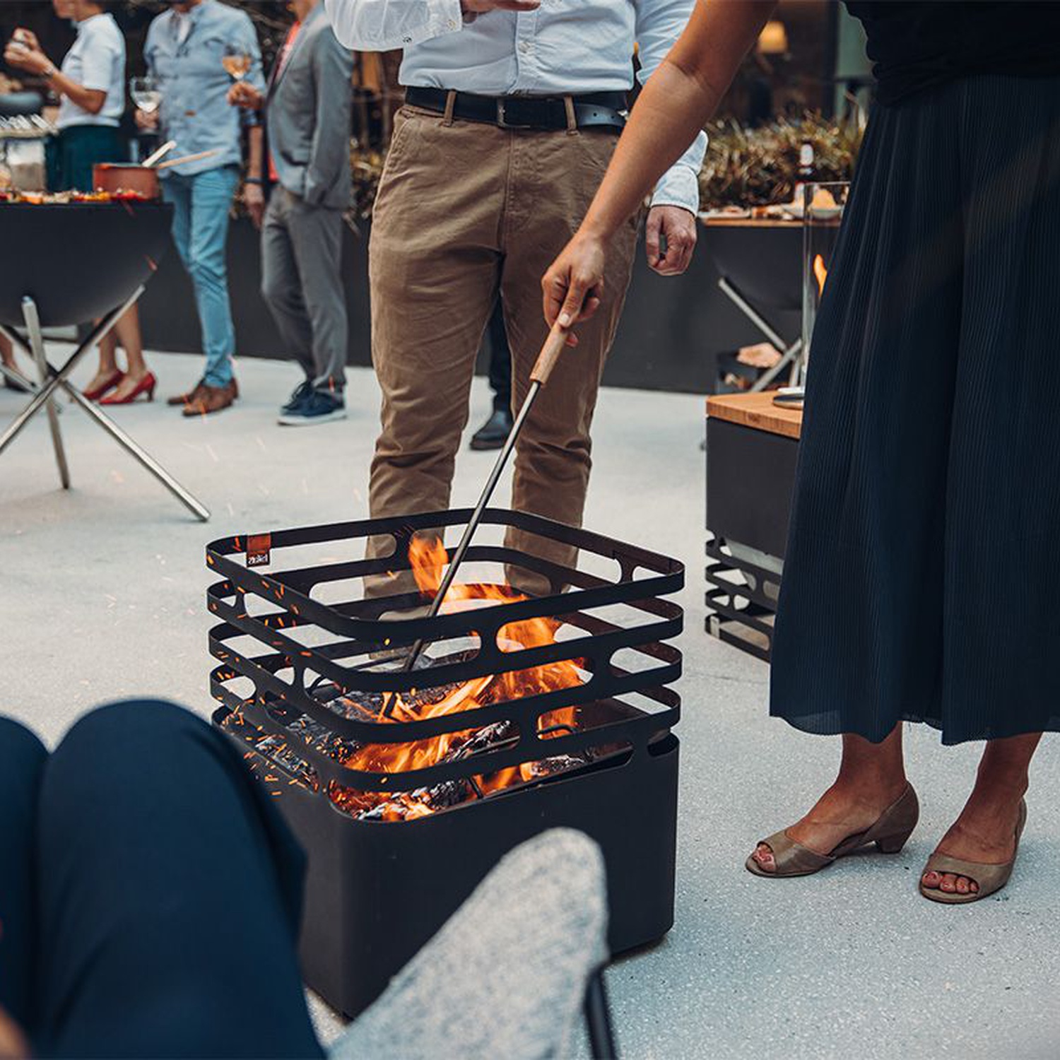 höfats Schürhaken mit Flammenbläser