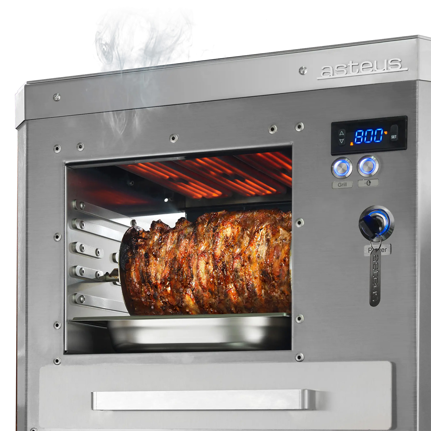 Asteus Tarso 800° Lifestyle Grill Edelstahl inkl. Abdeckhaube Asteus Tarso 800° Lifestyle Grill Edelstahl inkl. Abdeckhaube