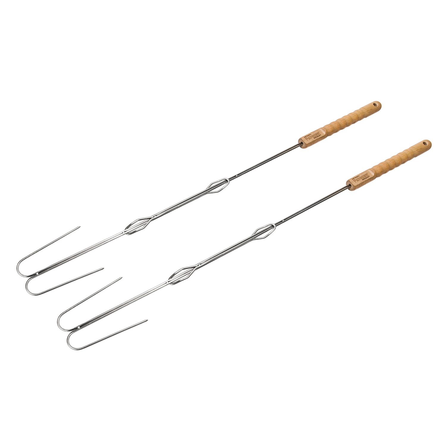 Petromax Lagerfeuer-Spieße mit gebogener Gabel 2er-Set Petromax Lagerfeuer-Spieße mit gebogener Gabel 2er-Set
