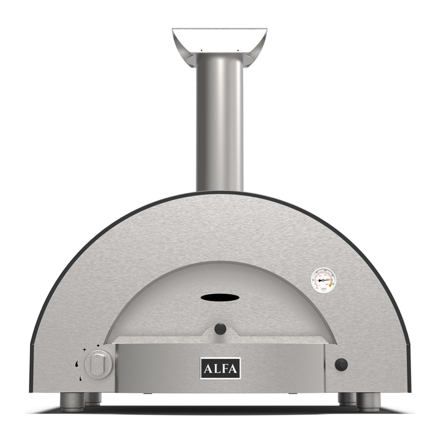 Alfa Classico 2 Pizze Gas-Pizzaofen schiefergrau 50 mBar