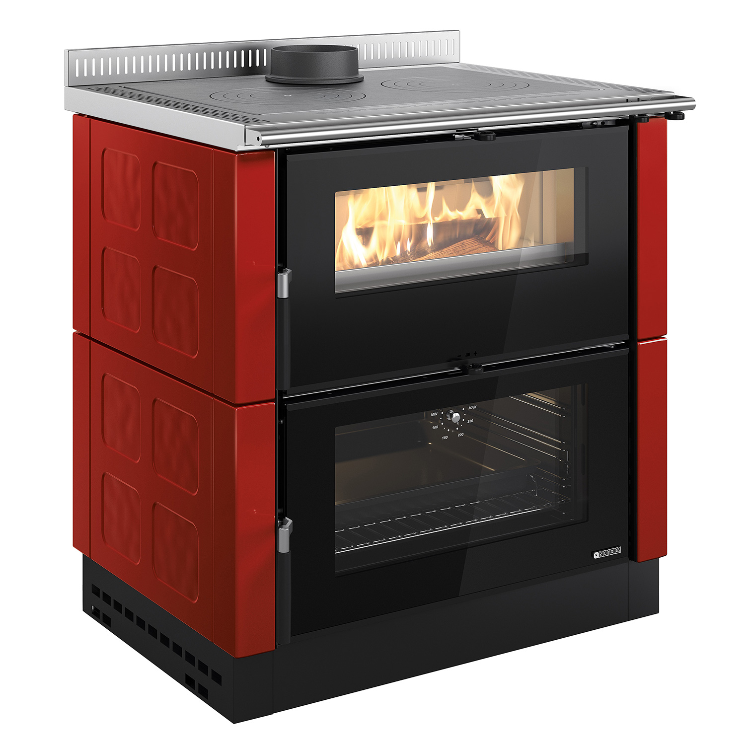 La Nordica Verona XXL Majolika Küchenofen Bordeaux La Nordica Verona XXL Majolika Küchenofen Bordeaux
