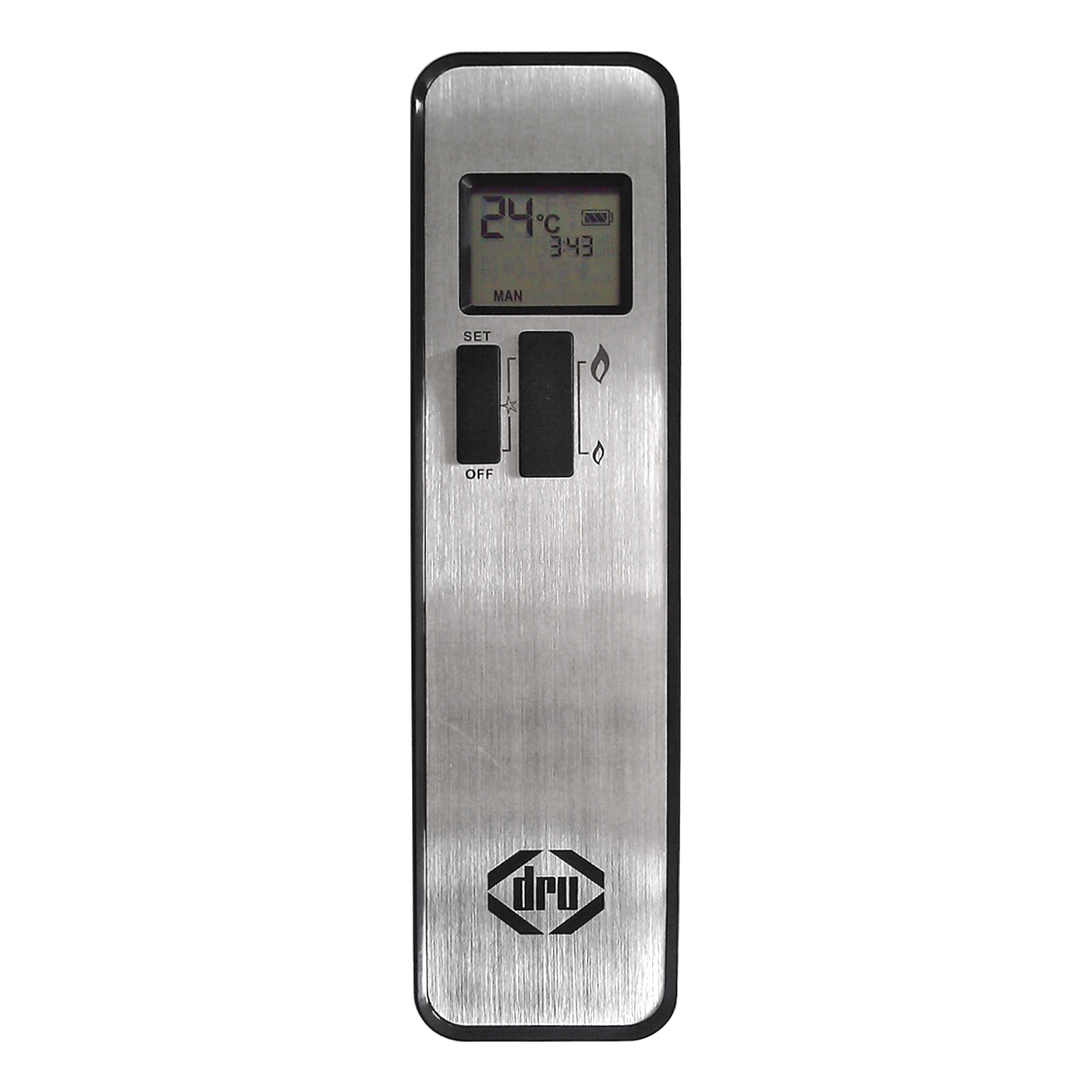 Spartherm DRU Diablo Next RCE Gas-Kaminofen Alu-Metallic/ Ceraglas schwarz G20