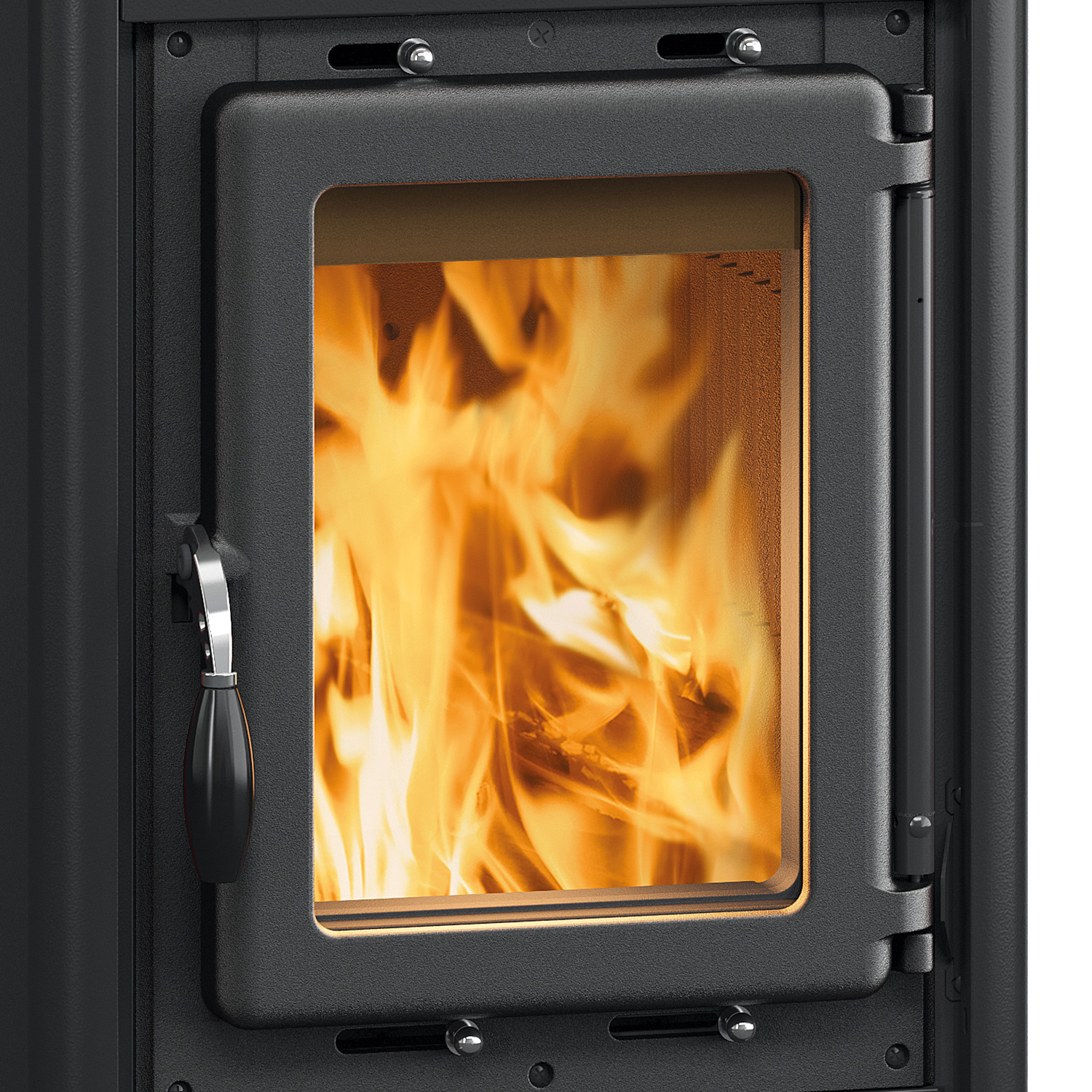 La Nordica Emiliana 16 Kaminofen Stahl Schwarz-Anthrazit