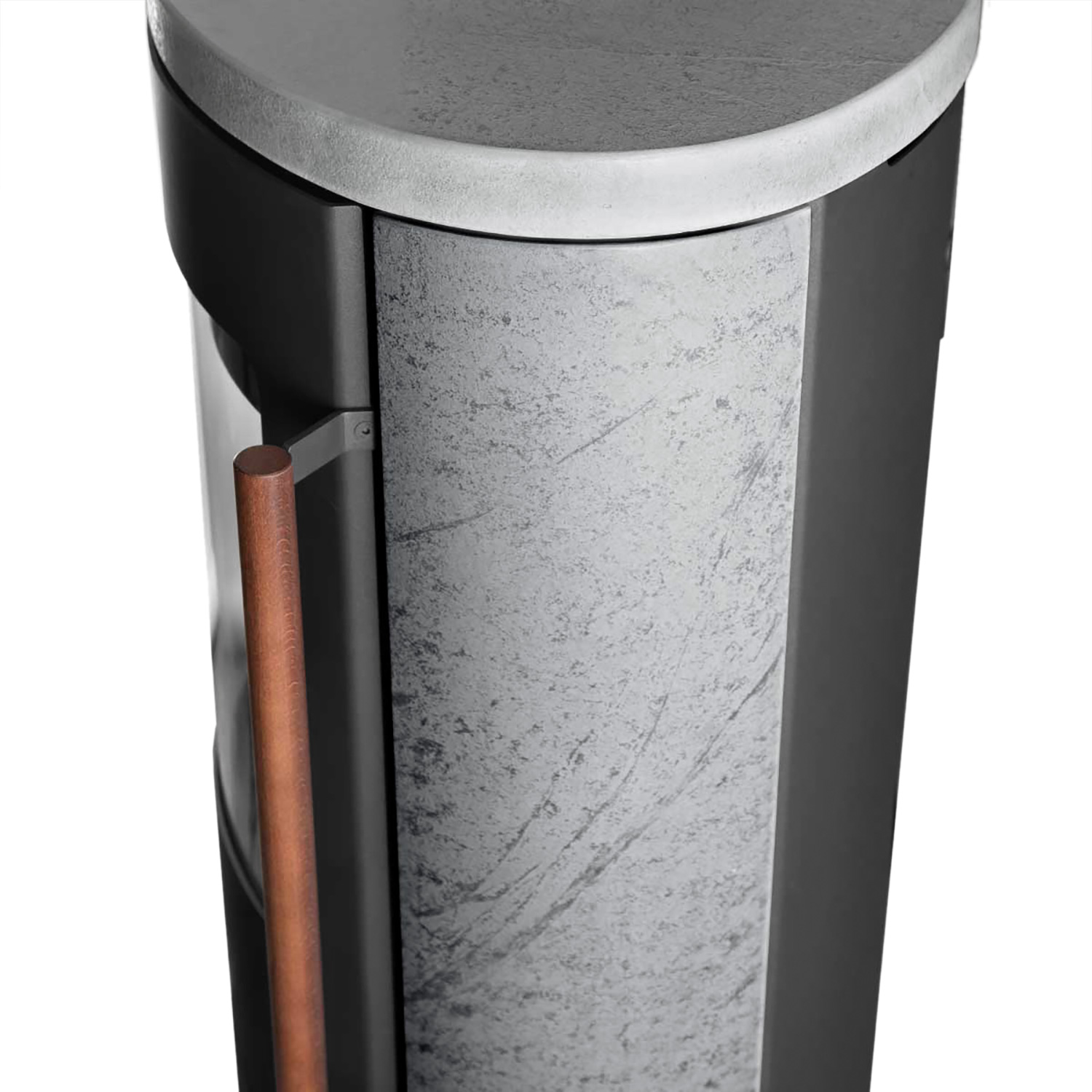 Novaline Carino SK Grey Rock Kaminofen