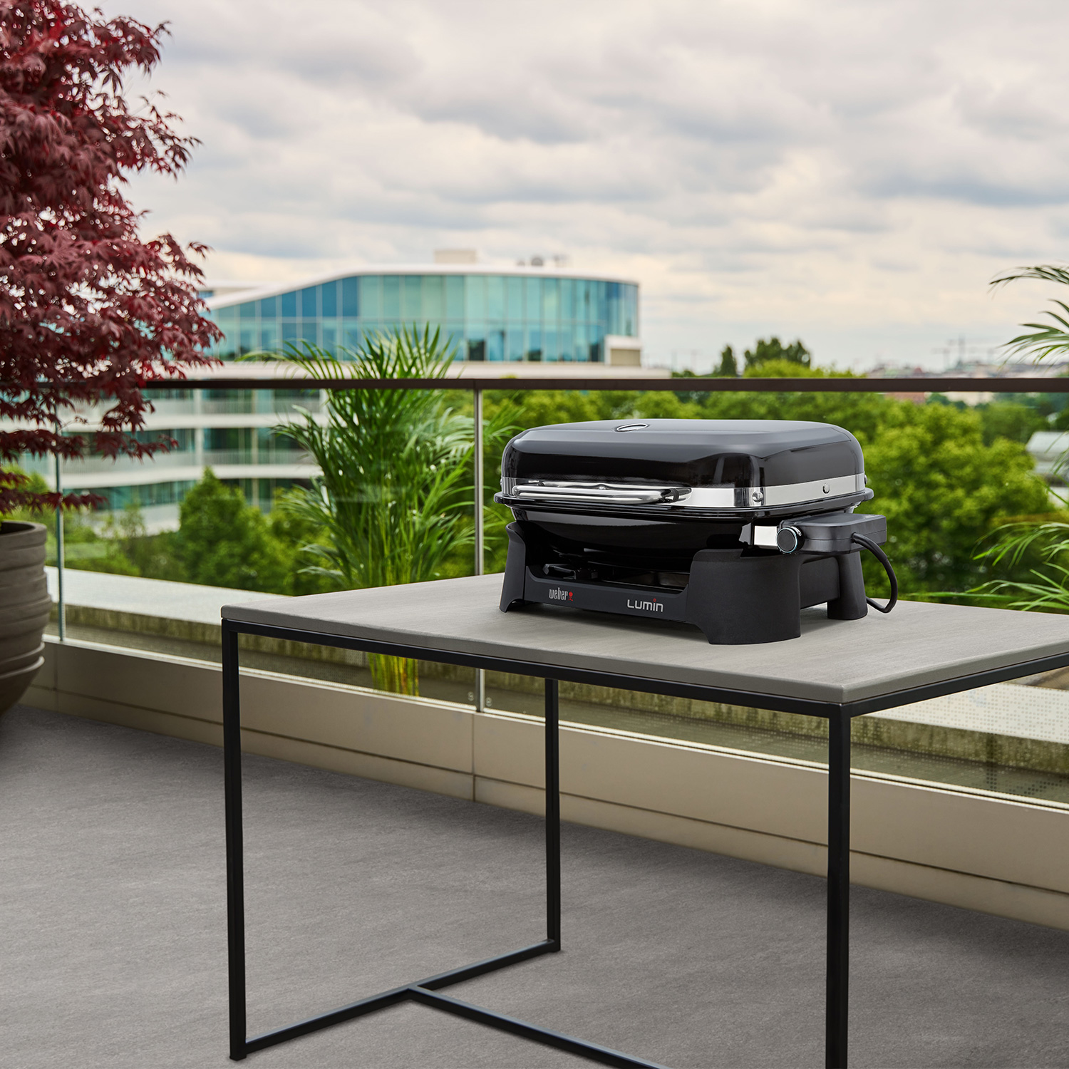 Weber Lumin Elektro-Tischgrill Schwarz Weber Lumin Elektro-Tischgrill Schwarz