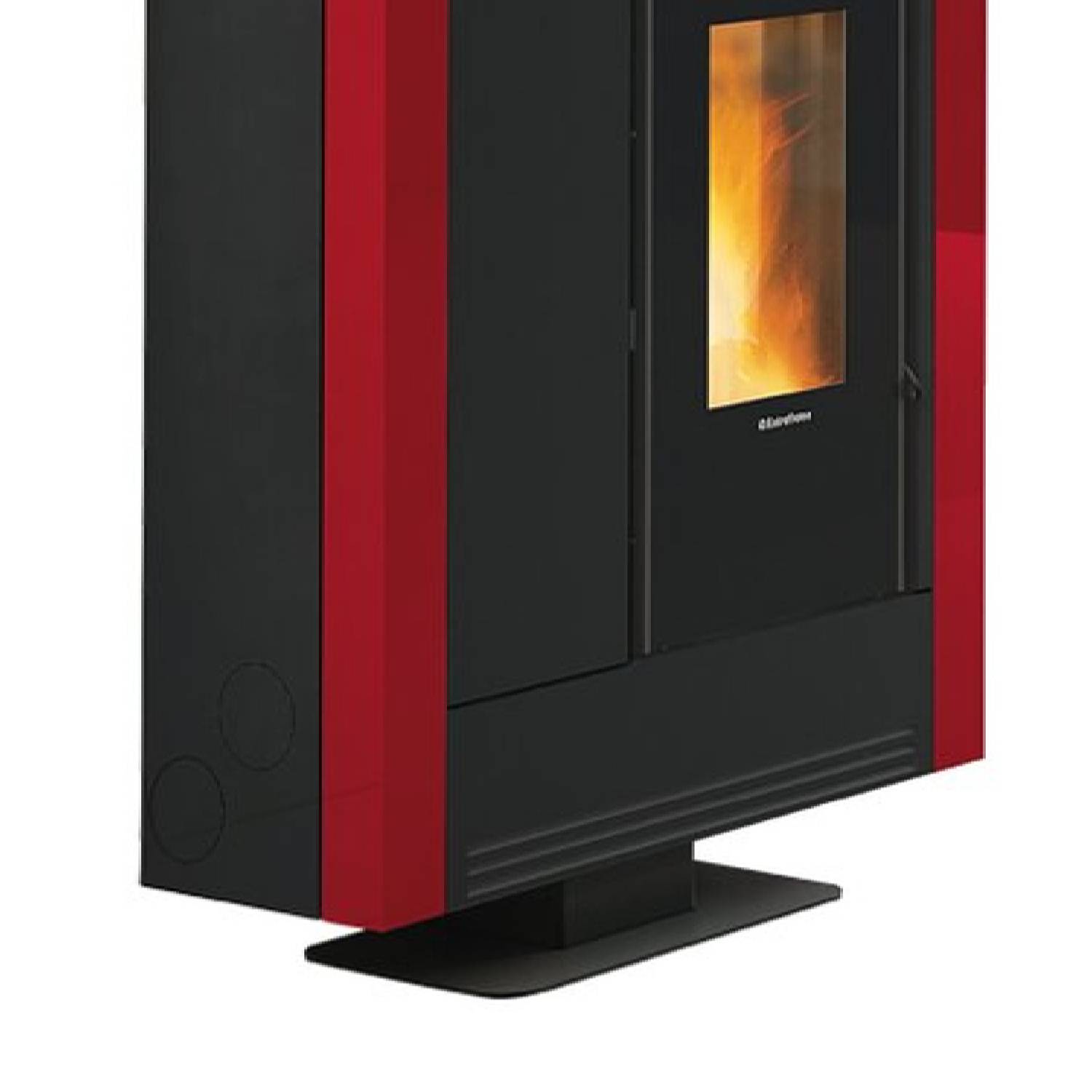 Extraflame SOUVENIR PLUS STEEL 5.0 - Bordeauxrot Pelletofen