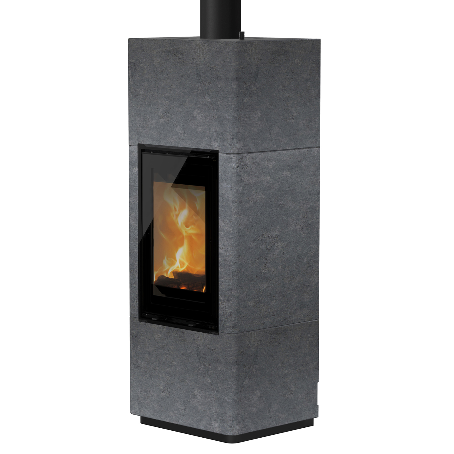 Lotus Beto 700M Kaminofen Magic Tür, Topplatte Grau