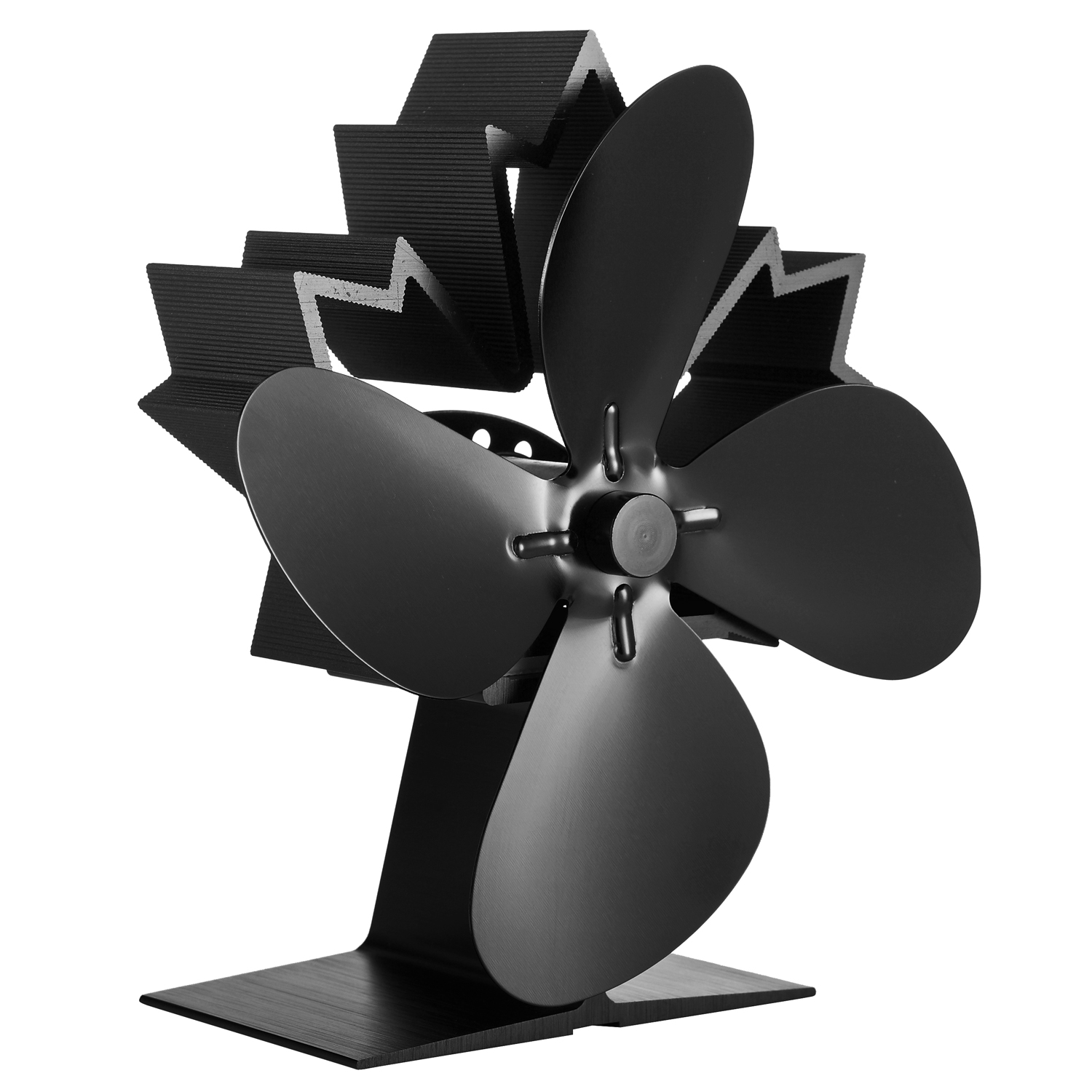 Raik Kaminbesteck Otto 3-teilig + stromloser Kaminventilator / Ofenventilator 4-Blatt, Set Raik Kaminbesteck Otto 3-teilig + stromloser Kaminventilator / Ofenventilator 4-Blatt, Set