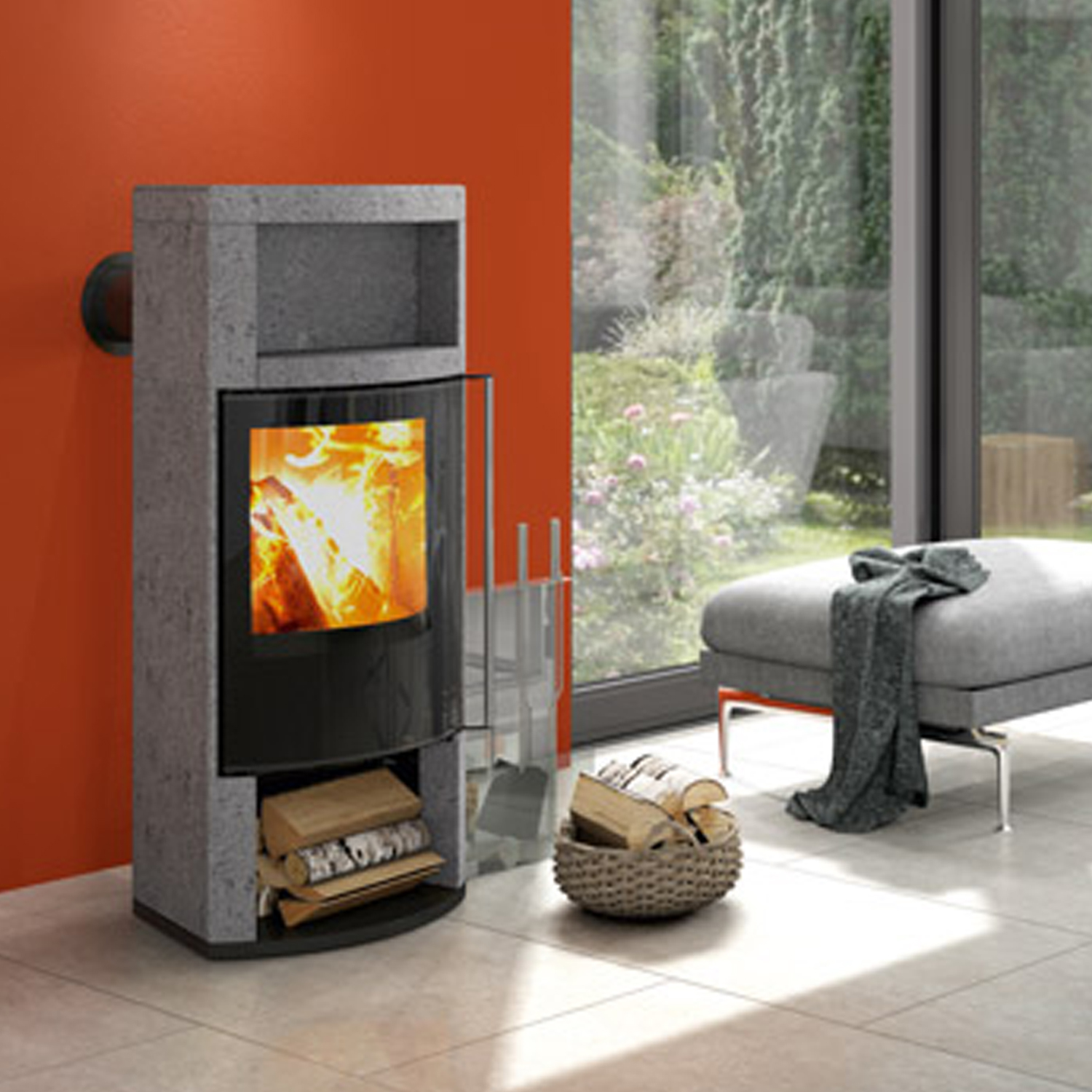 Spartherm Moro Kaminofen Speckstein