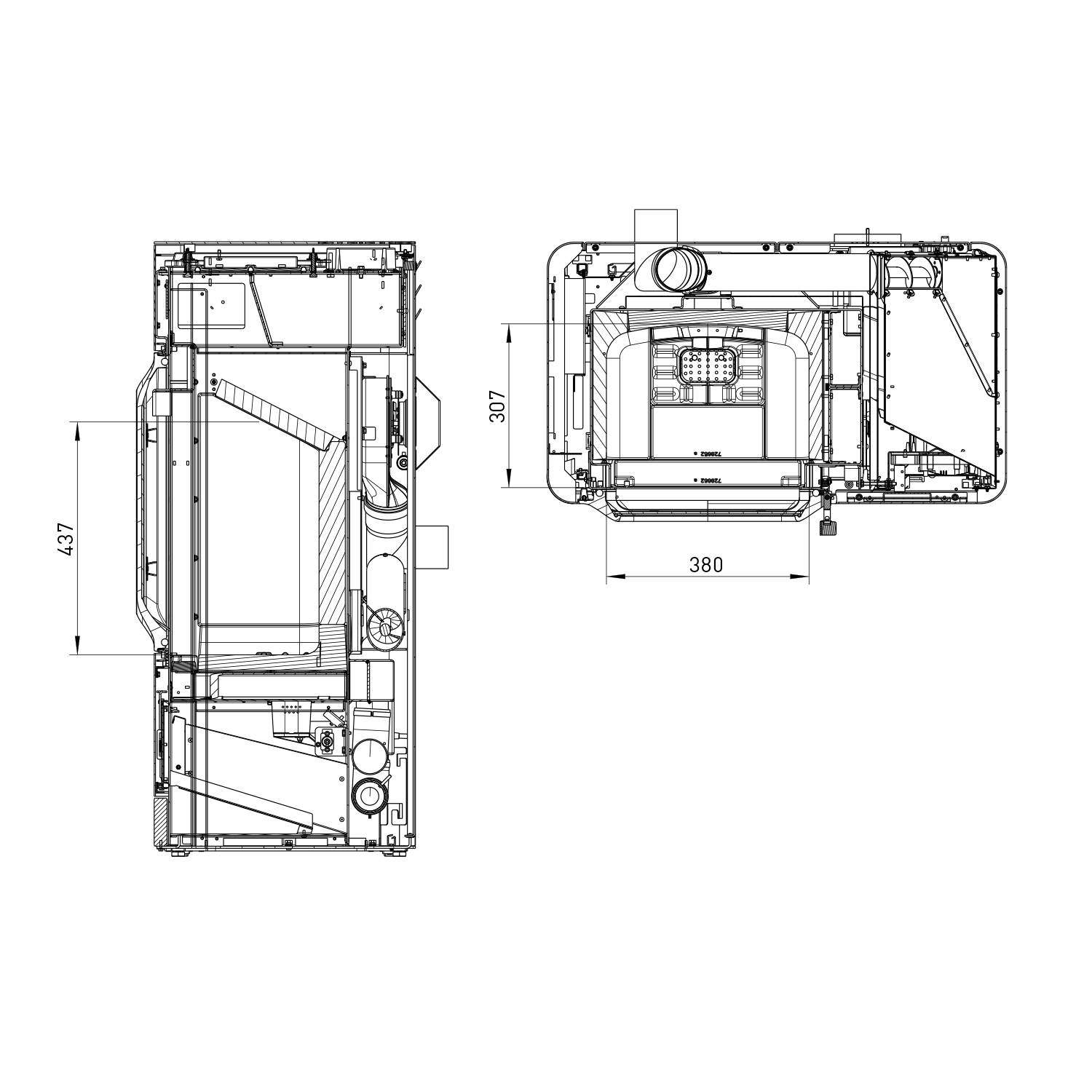 Austroflamm Mo Duo 2.0 Kombiofen Stahl gussgrau + 450 kg Pellets gratis Austroflamm Mo Duo 2.0 Kombiofen Stahl gussgrau + 450 kg Pellets gratis