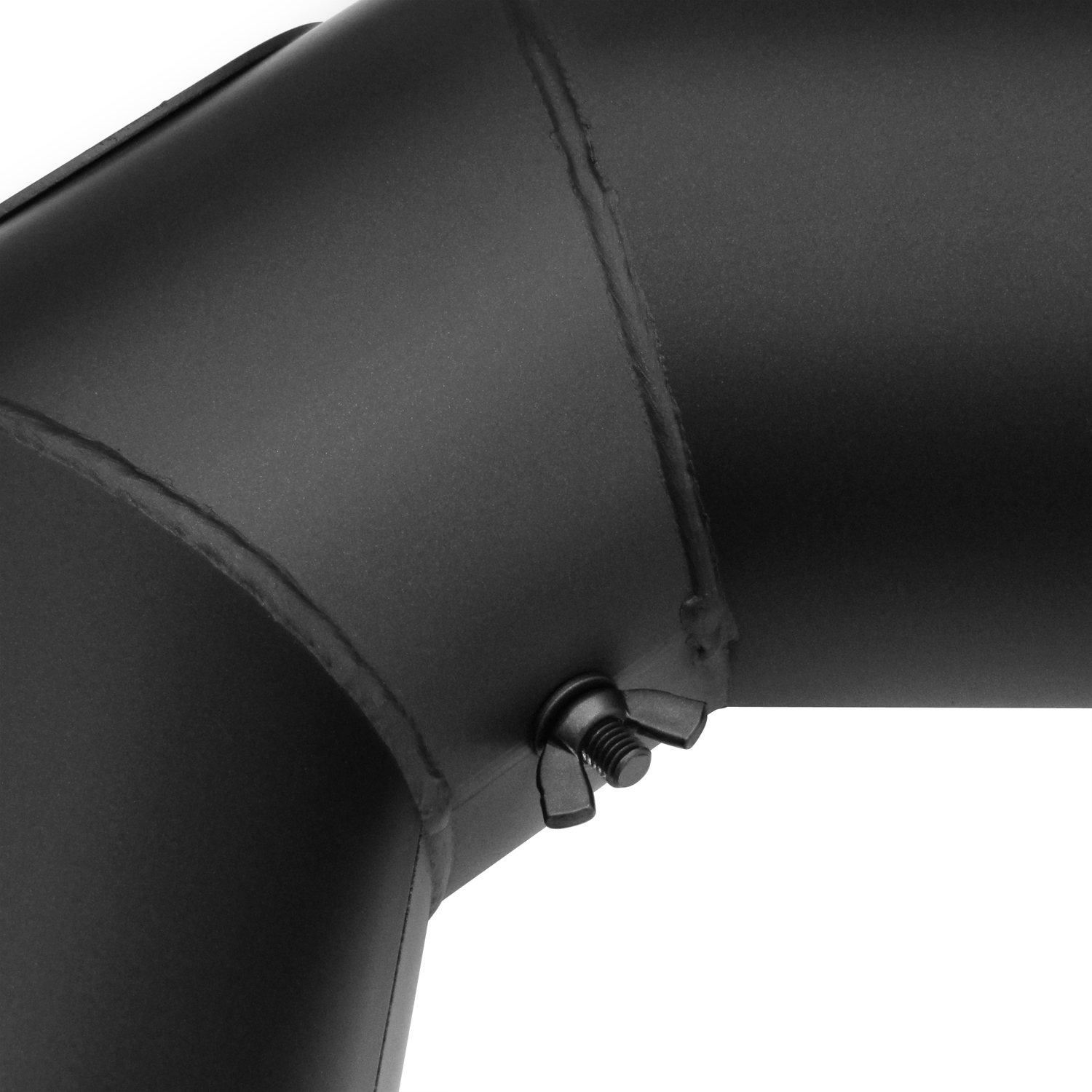 Raik Basic Rauchrohrbogen-Set 120mm schwarz 3-teilig - geschweißt für Rauchrohr / Ofenrohr