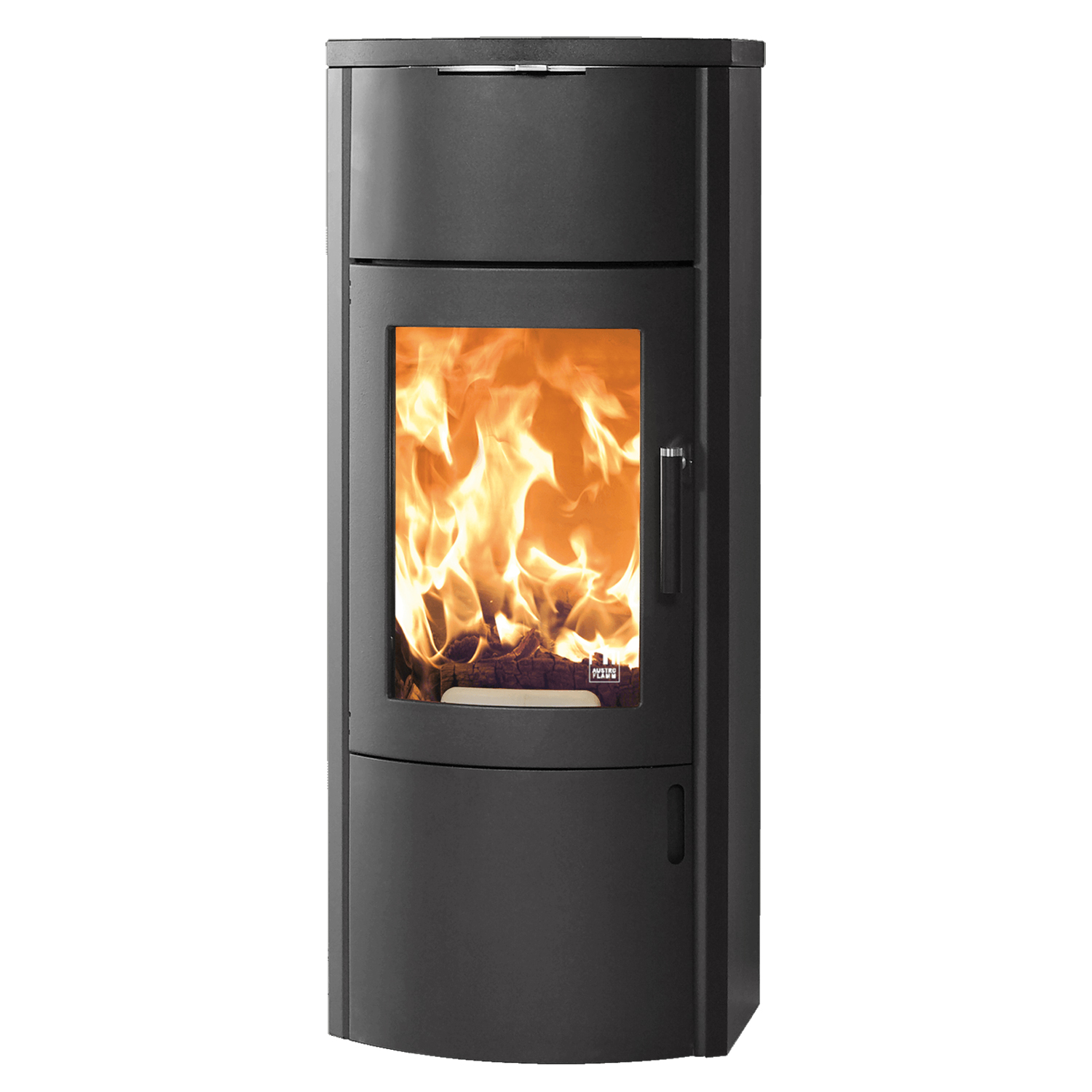 Austroflamm Bono Xtra Kaminofen Stahl Gussgrau + 1 m³ Kaminholz gratis