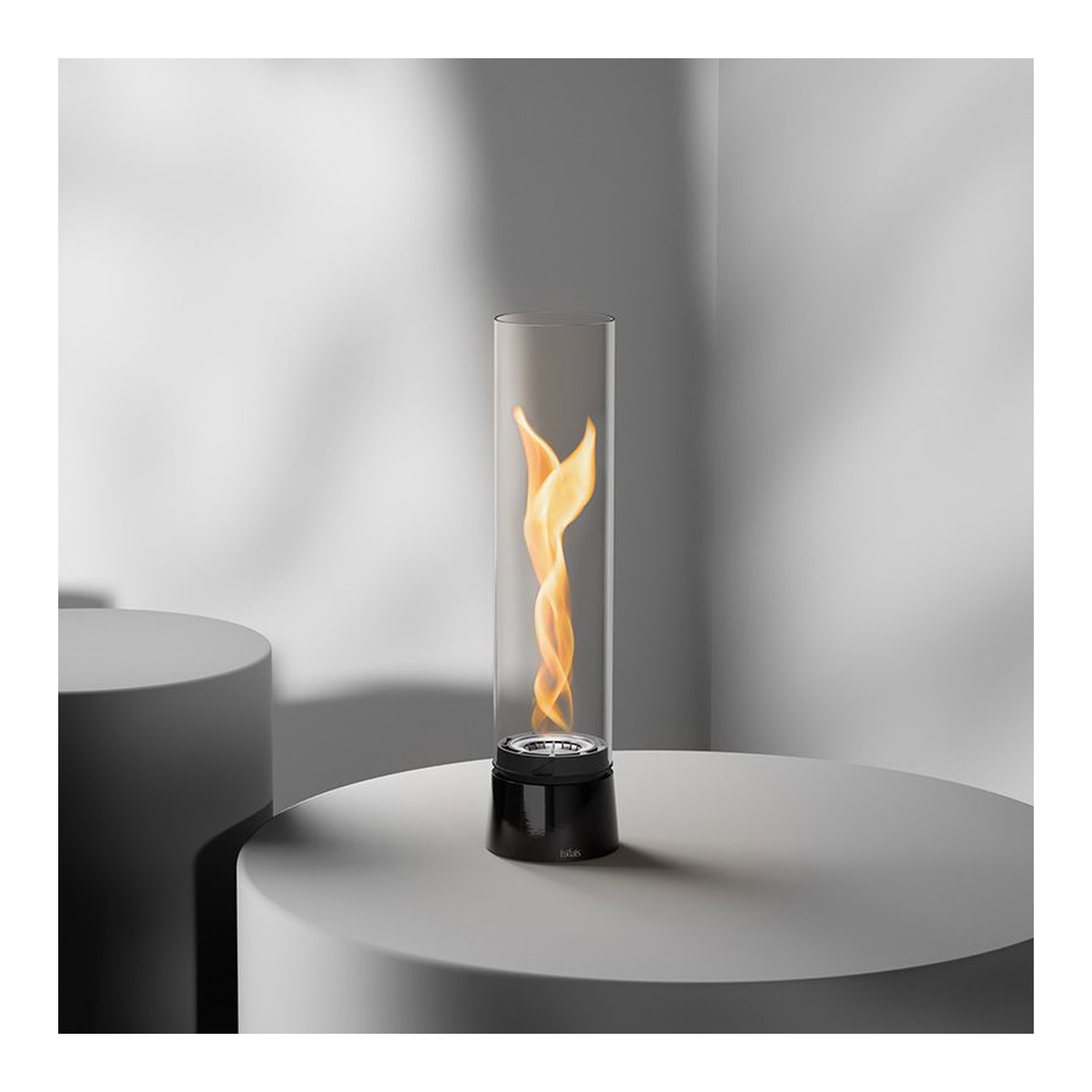 höfats SPIN air 900 Tischfeuer Emaille schwarz