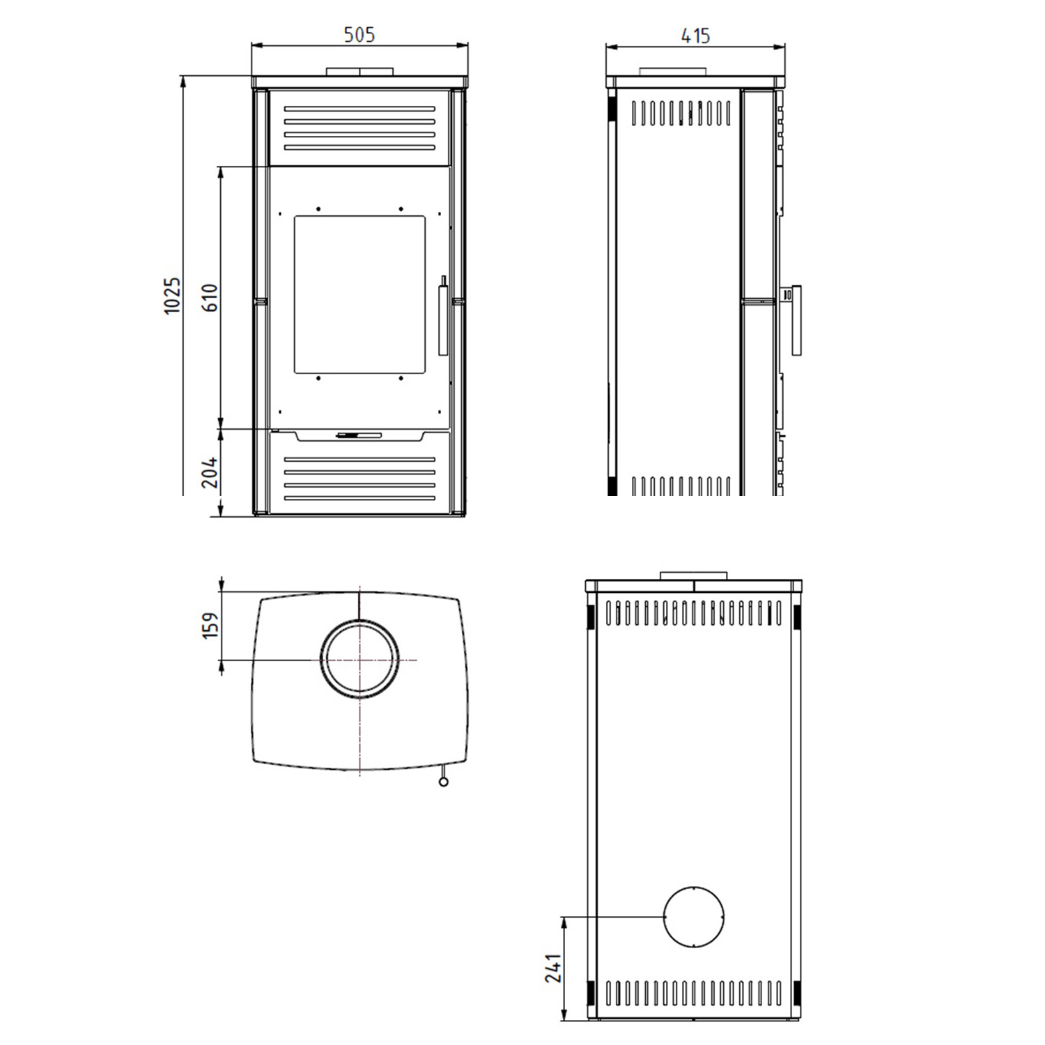 Wamsler Seto Kaminofen Limestone