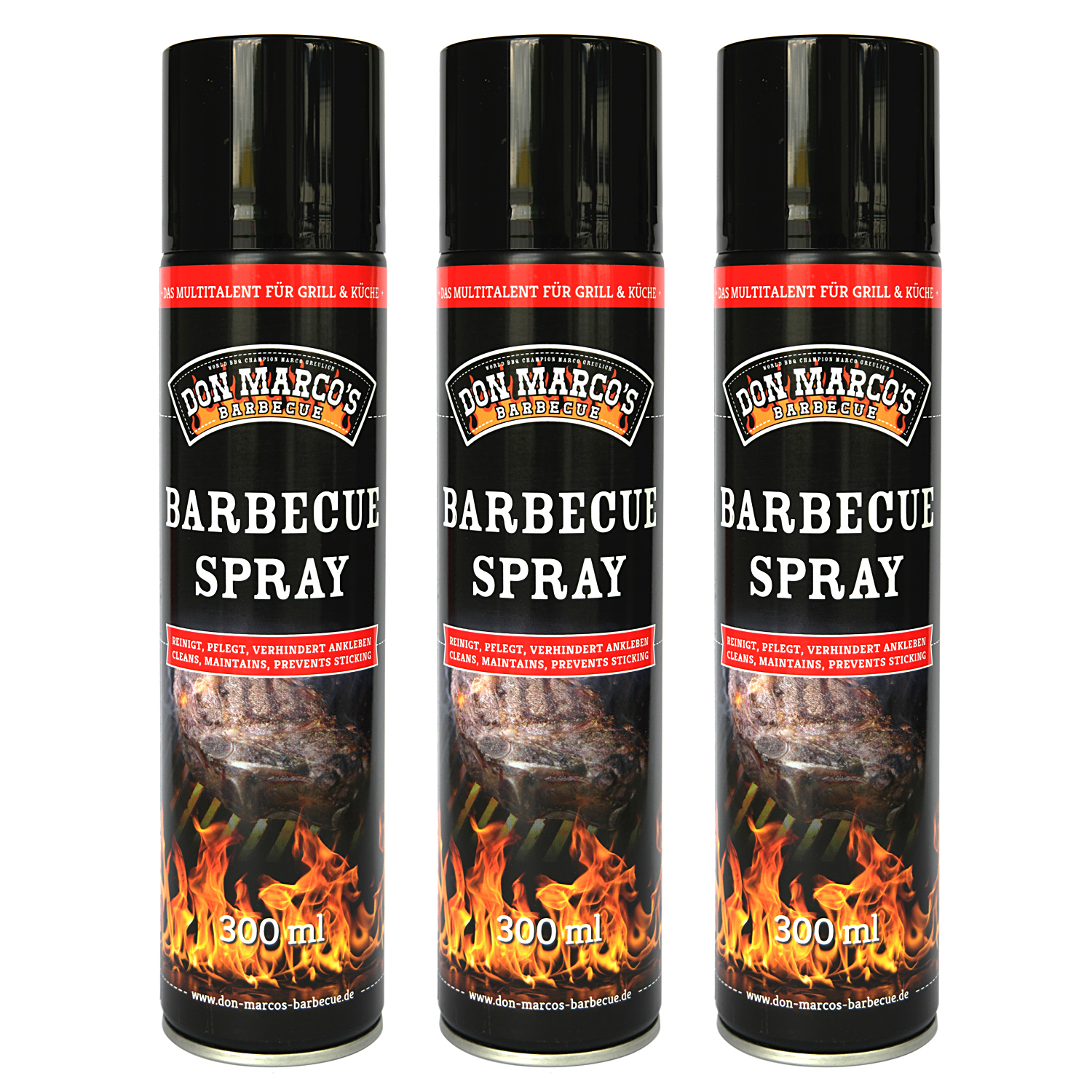 Don Marco´s Barbecue Spray 3er-Set Don Marco´s Barbecue Spray 3er-Set