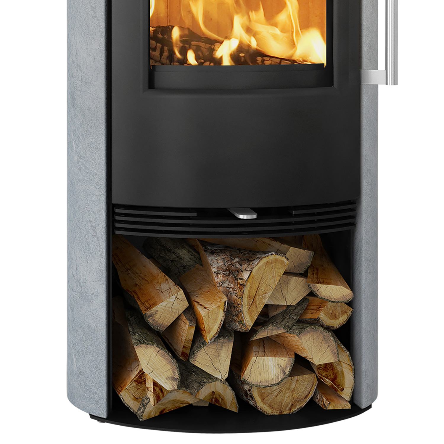 TermaTech TT21RS Black Kaminofen Stahl Schwarz / Speckstein Schwarz TermaTech TT21RS Black Kaminofen Stahl Schwarz / Speckstein Schwarz