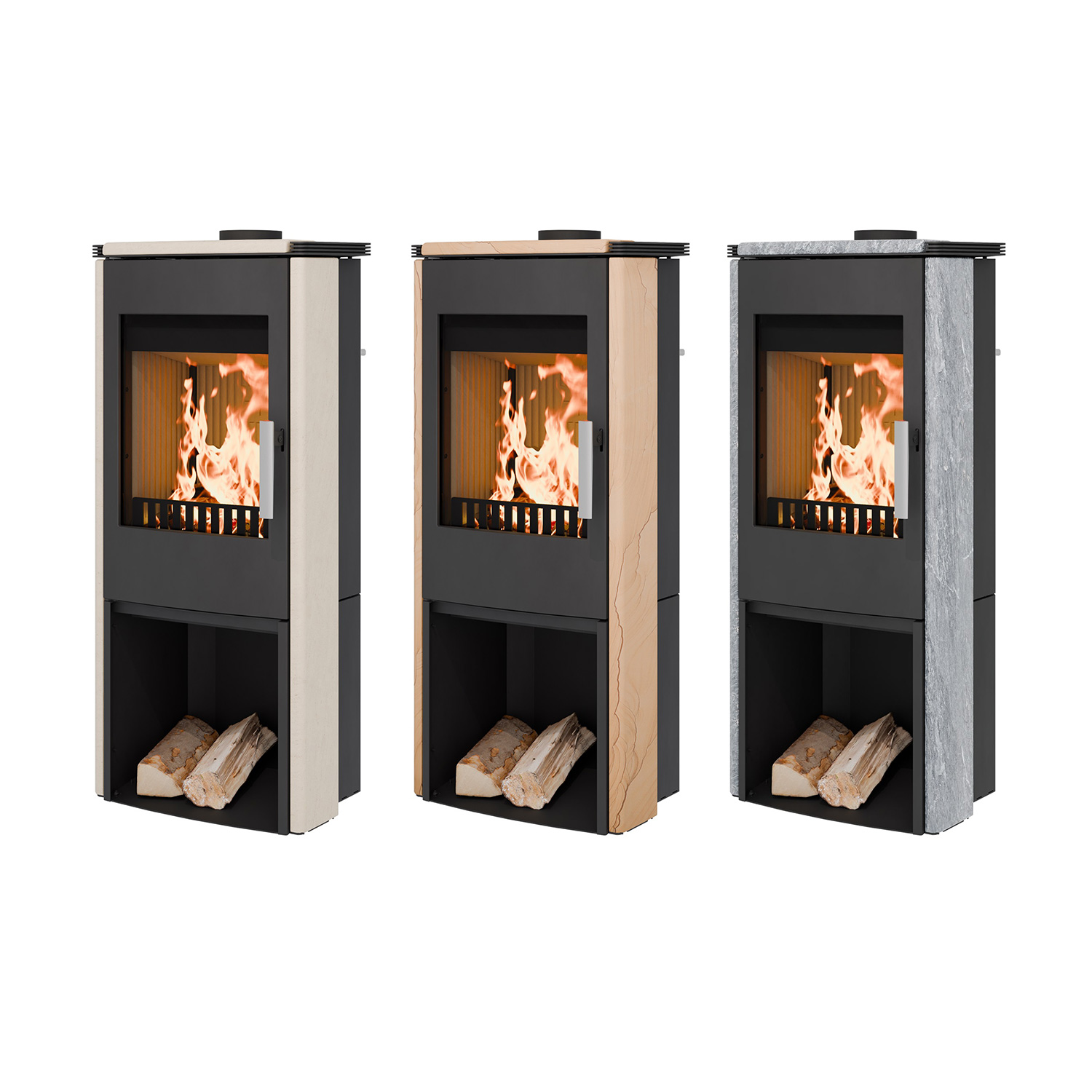 Haas+Sohn Montegrotto III Kaminofen Schwarz / Woodstone Haas+Sohn Montegrotto III Kaminofen Schwarz / Woodstone