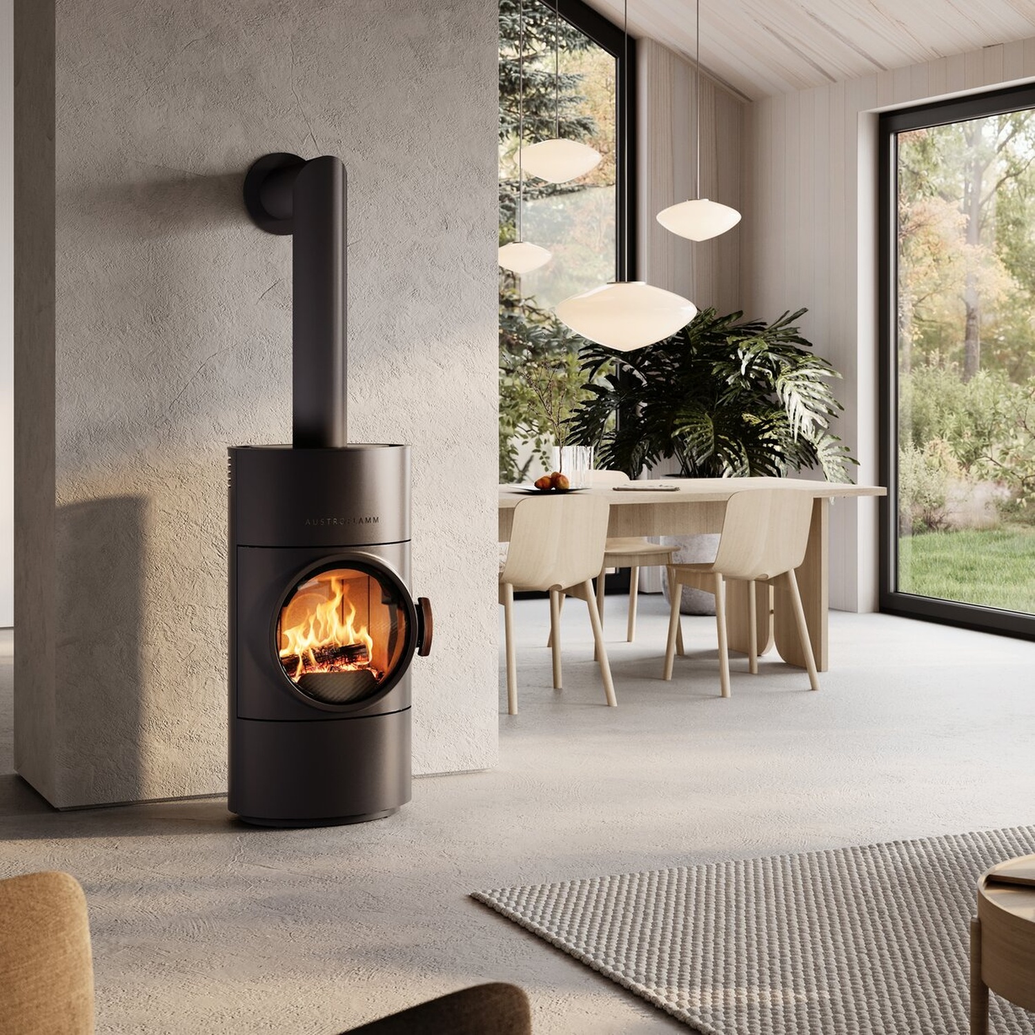 Austroflamm Clou Compact Flat Kaminofen