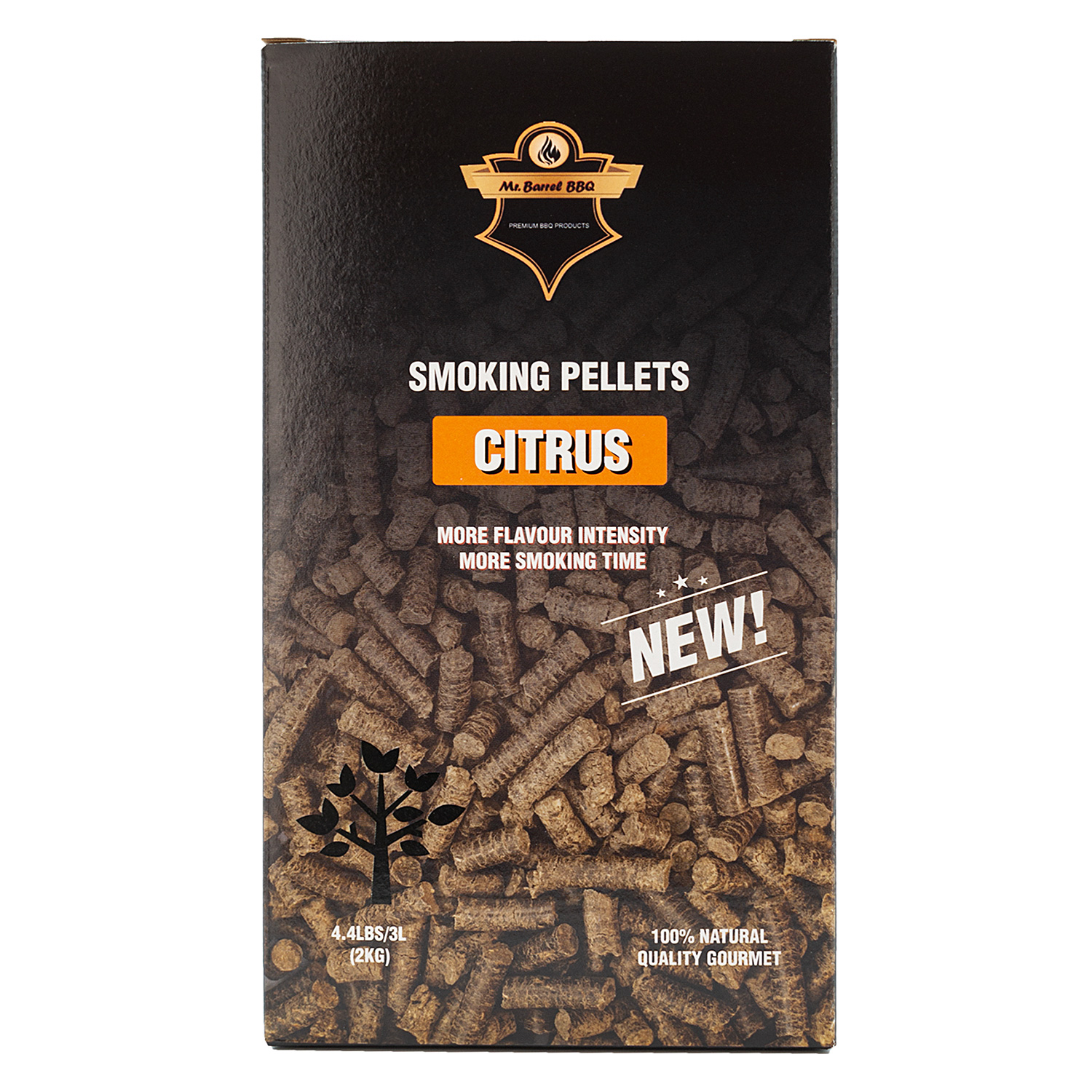 Mr. Barrel BBQ Smoking Pellets L Citrus, 2 kg