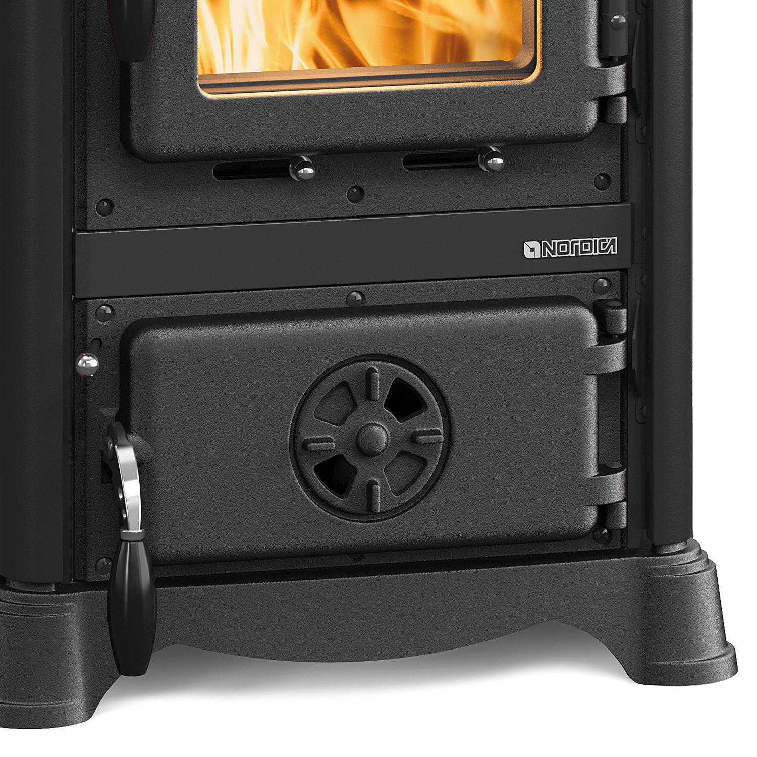 La Nordica Emiliana 165 Kaminofen Stahl Schwarz-Anthrazit
