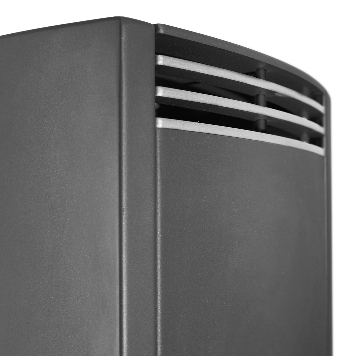 Austroflamm Lounge Xtra Kaminofen Stahl gussgrau, RR oben oder hinten