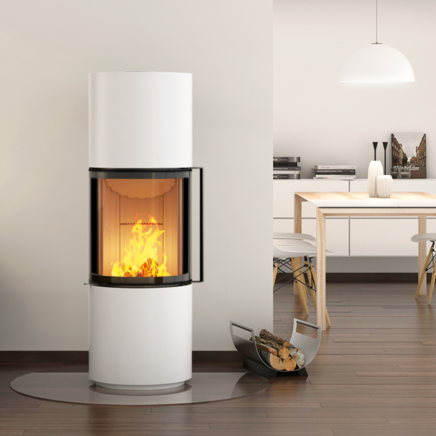 Spartherm Passo S RLU Kaminofen Weiß