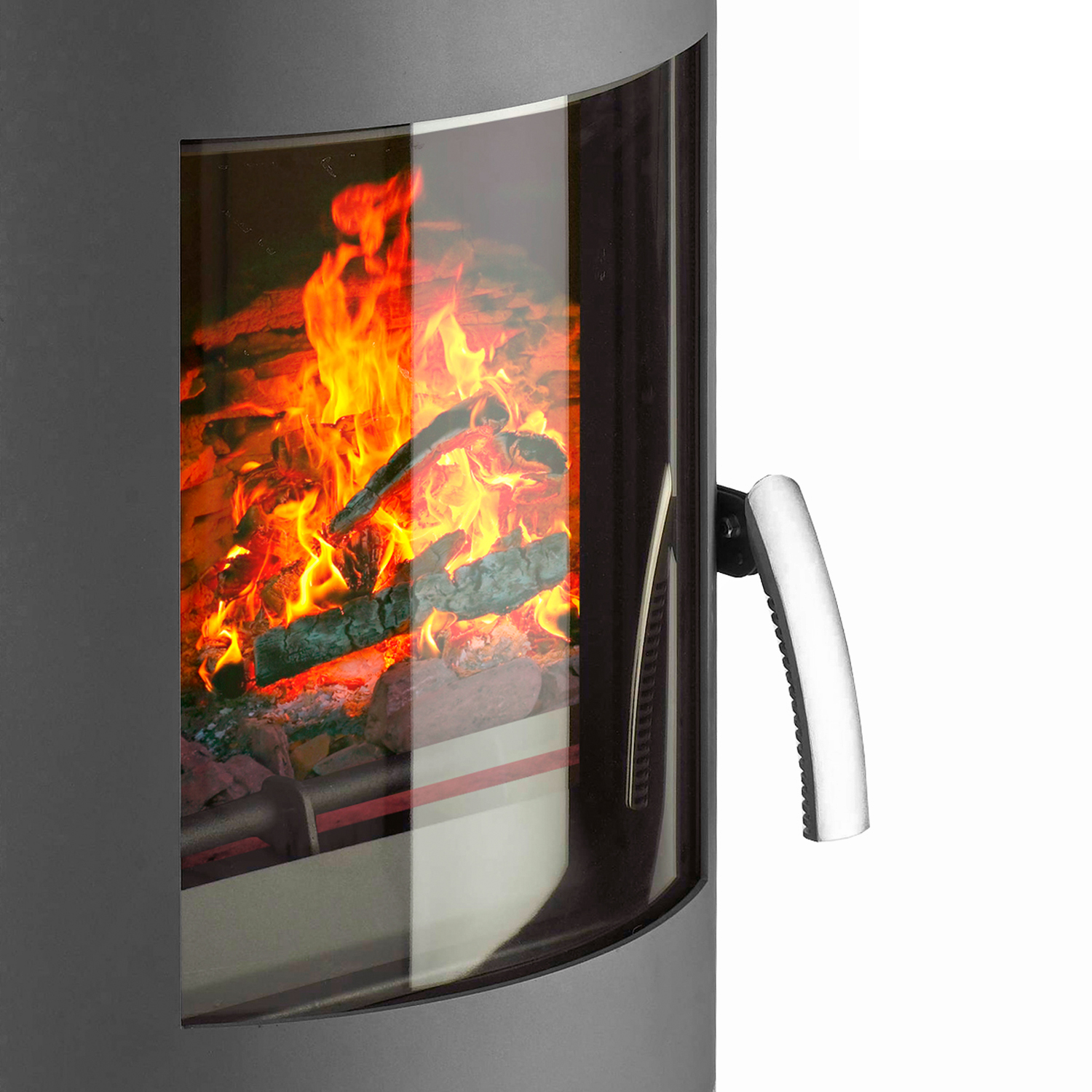 Wamsler Atlas Kaminofen Stahl Grau 8 kW Wamsler Atlas Kaminofen Stahl Grau 8 kW