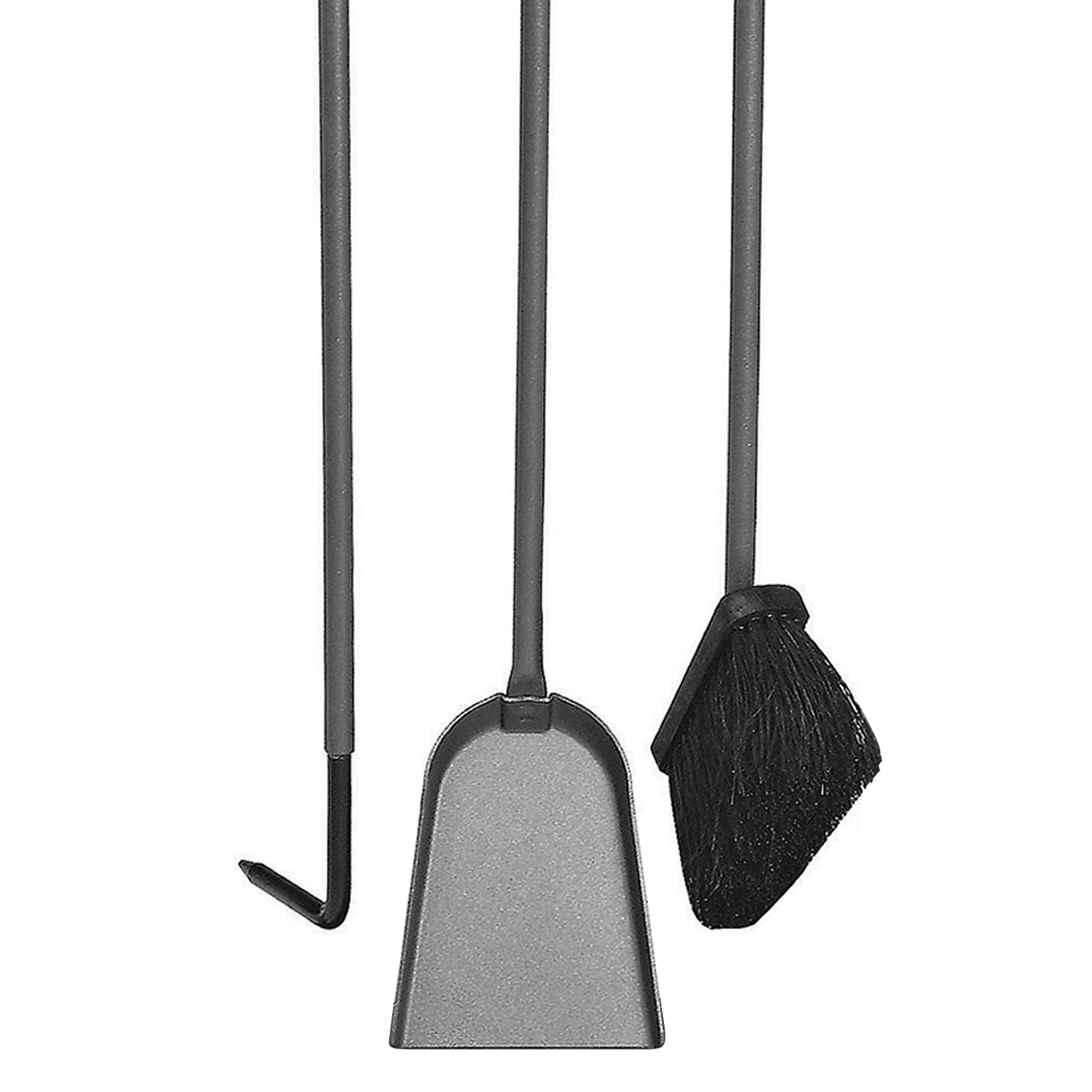 Raik Kaminbesteck, anthrazit beschichtet, 62cm Raik Kaminbesteck, anthrazit beschichtet, 62cm