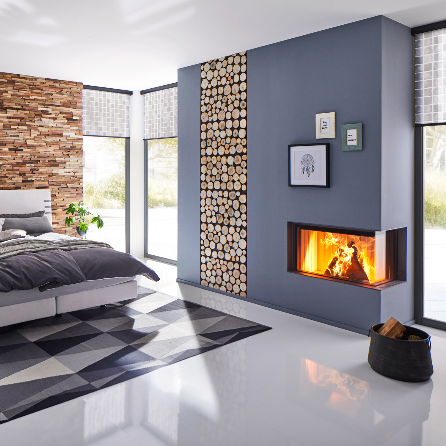 Spartherm Premium Varia-2R-80h Kamineinsatz Ecke RRA Ø 250 mm