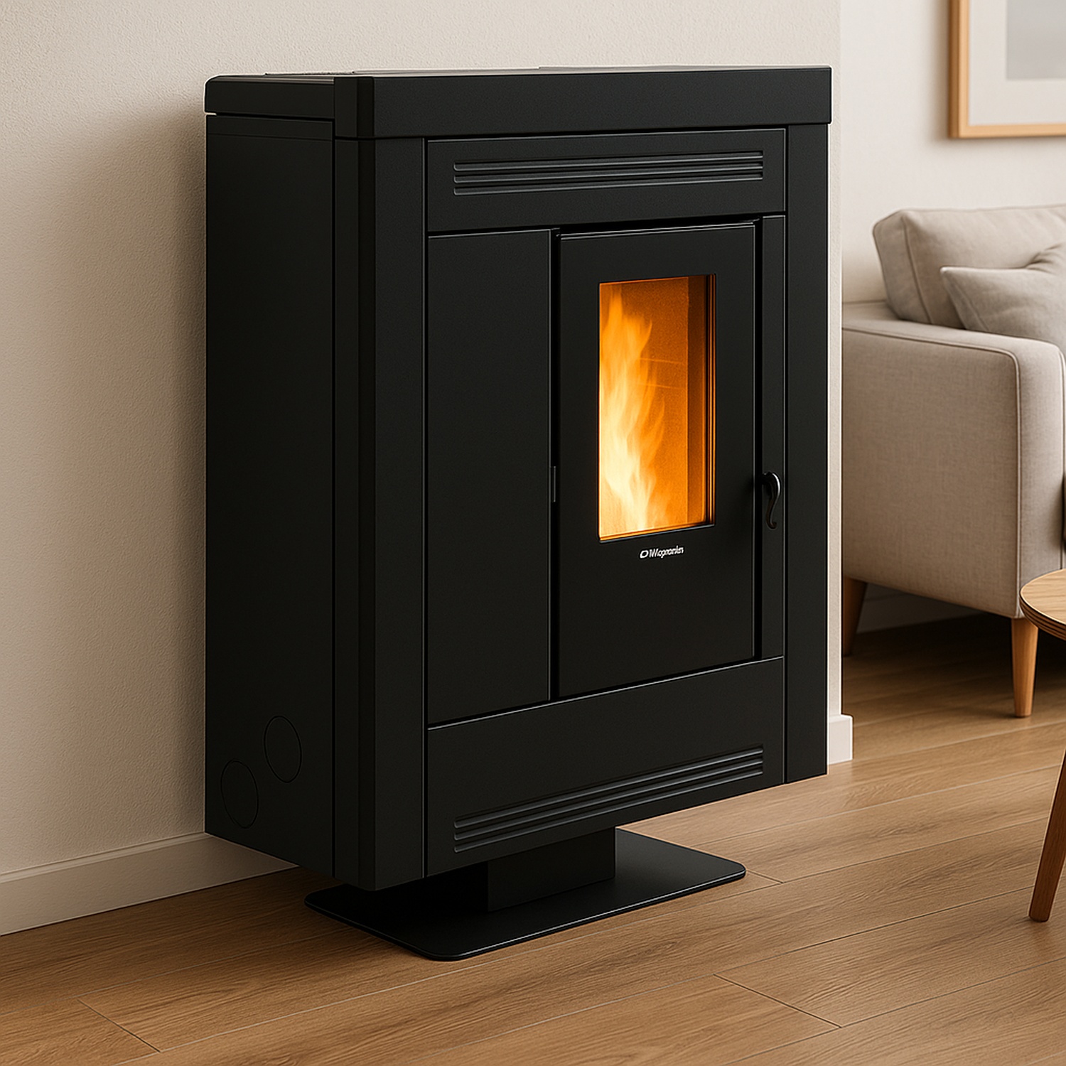 Extraflame SOUVENIR PLUS STEEL 5.0 - schwarz Pelletofen