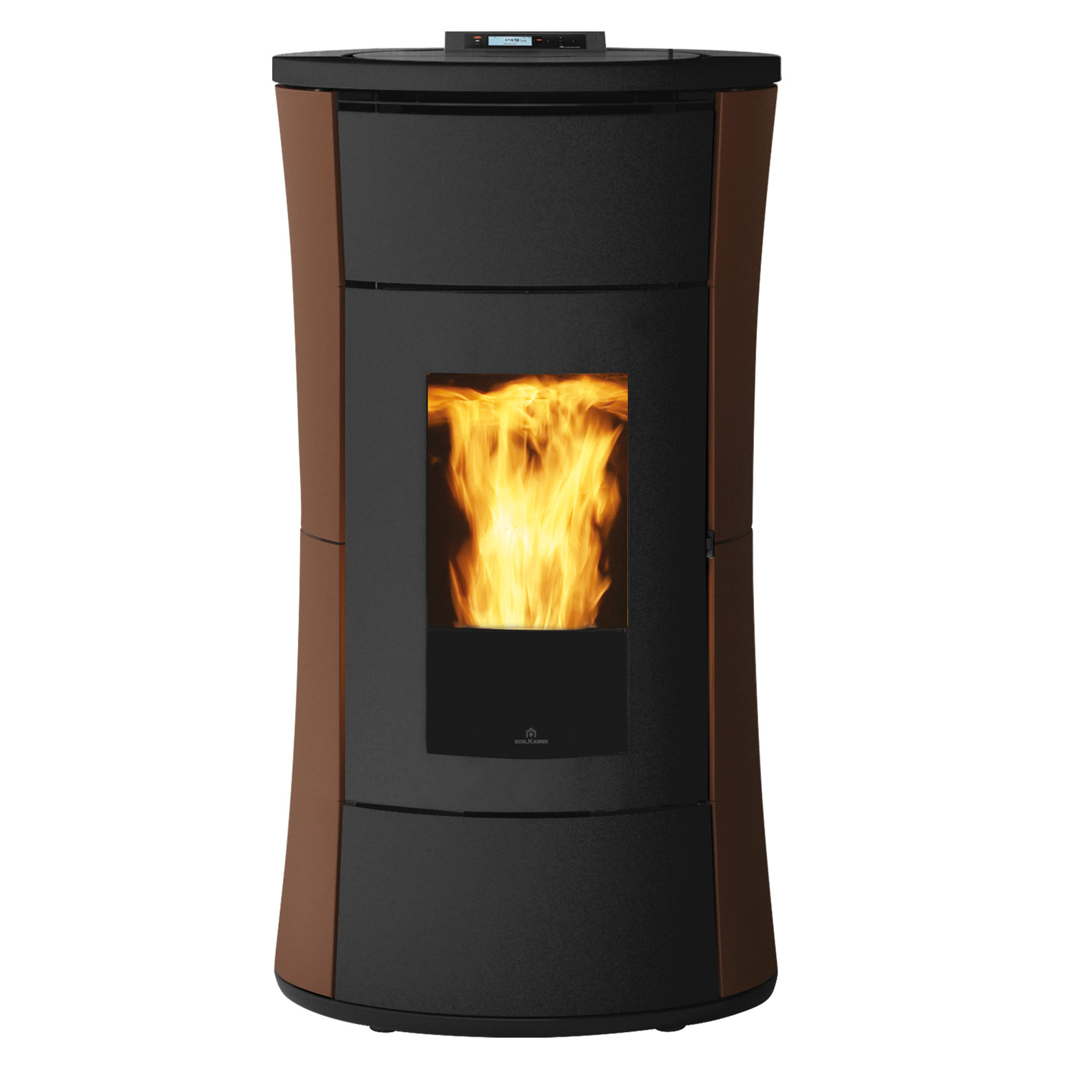 Edilkamin Cherie H 14 Evo Stahl Bronze Set + Pufferspeicher TPSM 600