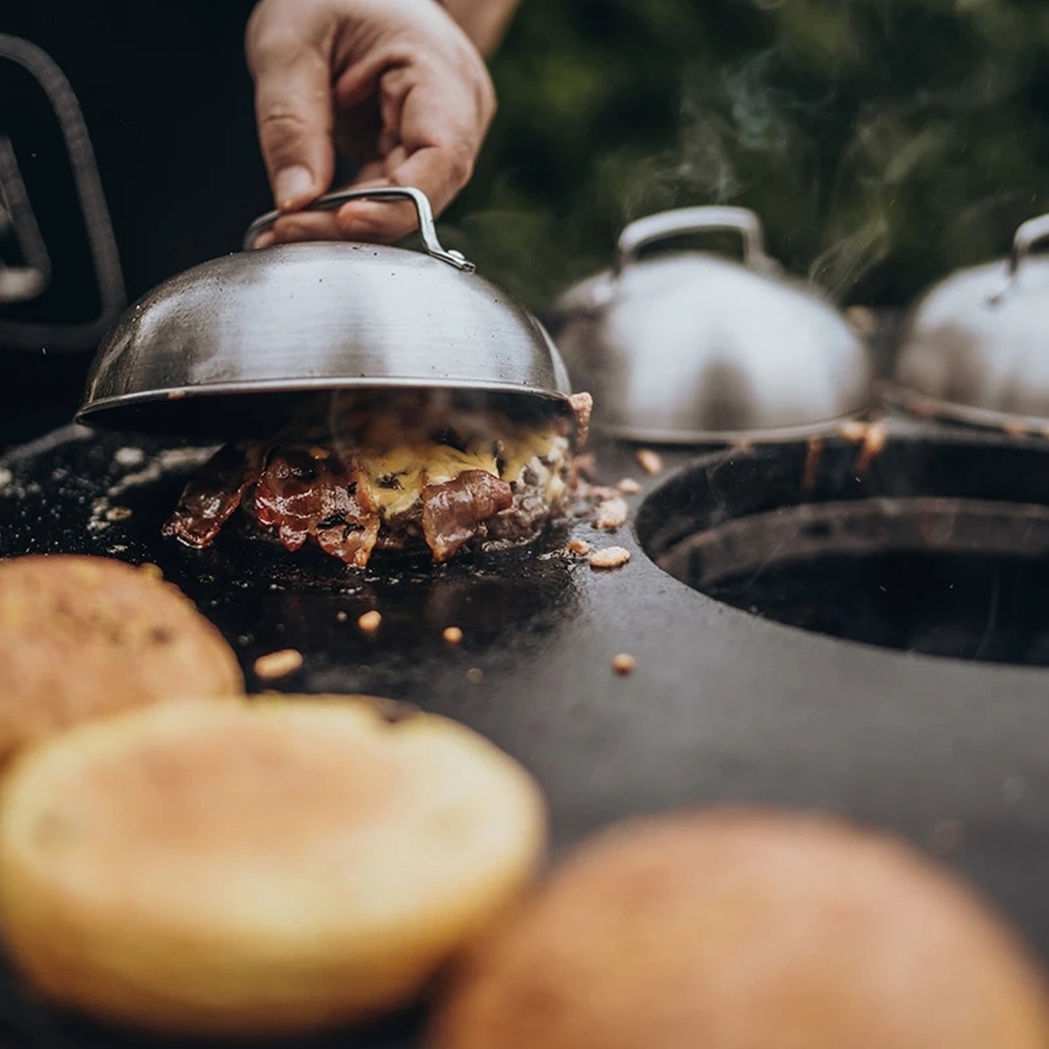 Moesta Burgercover Schmelzabdeckung für Feuerplatte 2er Set