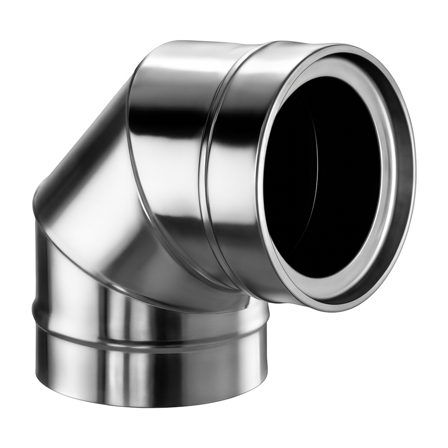 Schiedel ICS Bogen 85° Ø150 mm doppelwandig glänzend