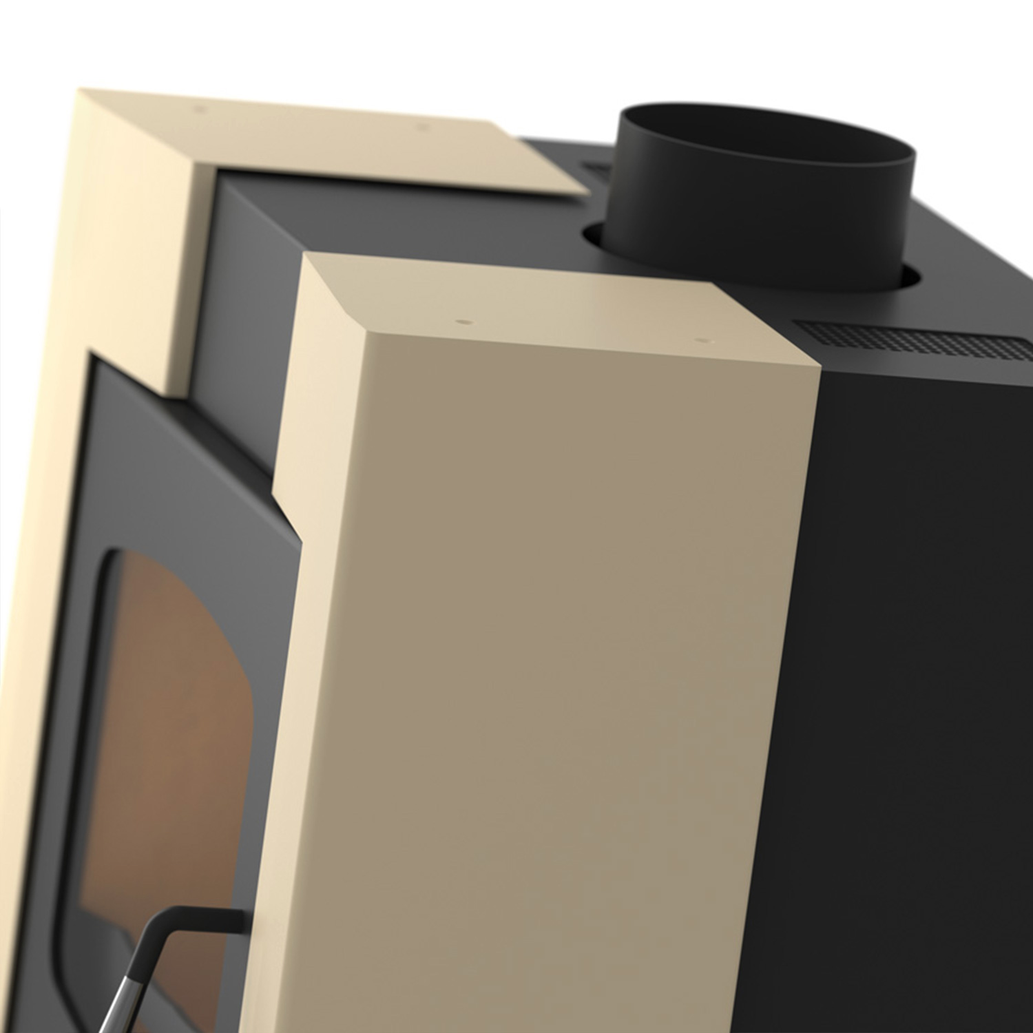 Kaminofen HS Flamingo ESPO 1 Creme Kaminofen HS Flamingo ESPO 1 Creme