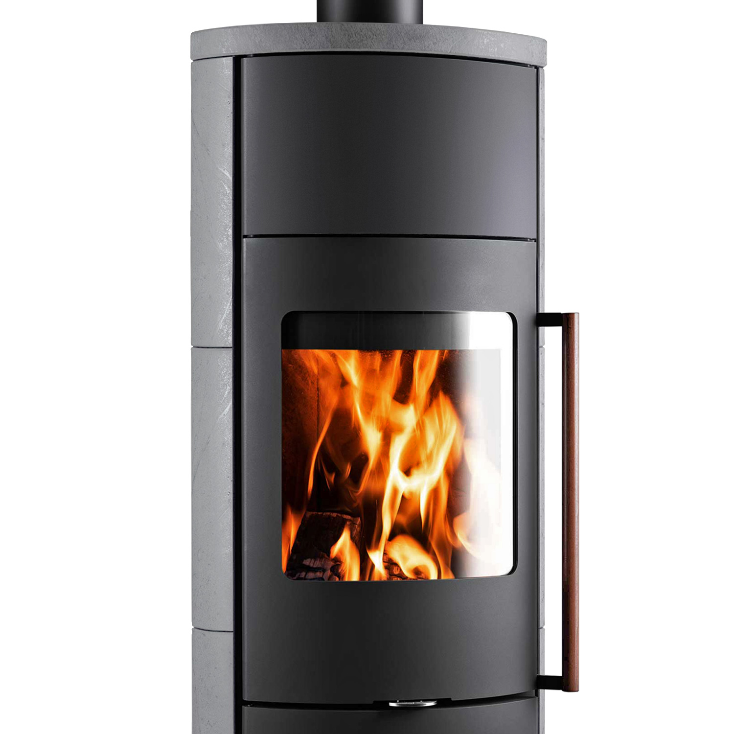 Novaline Carino Plus SK Grey Rock Kaminofen