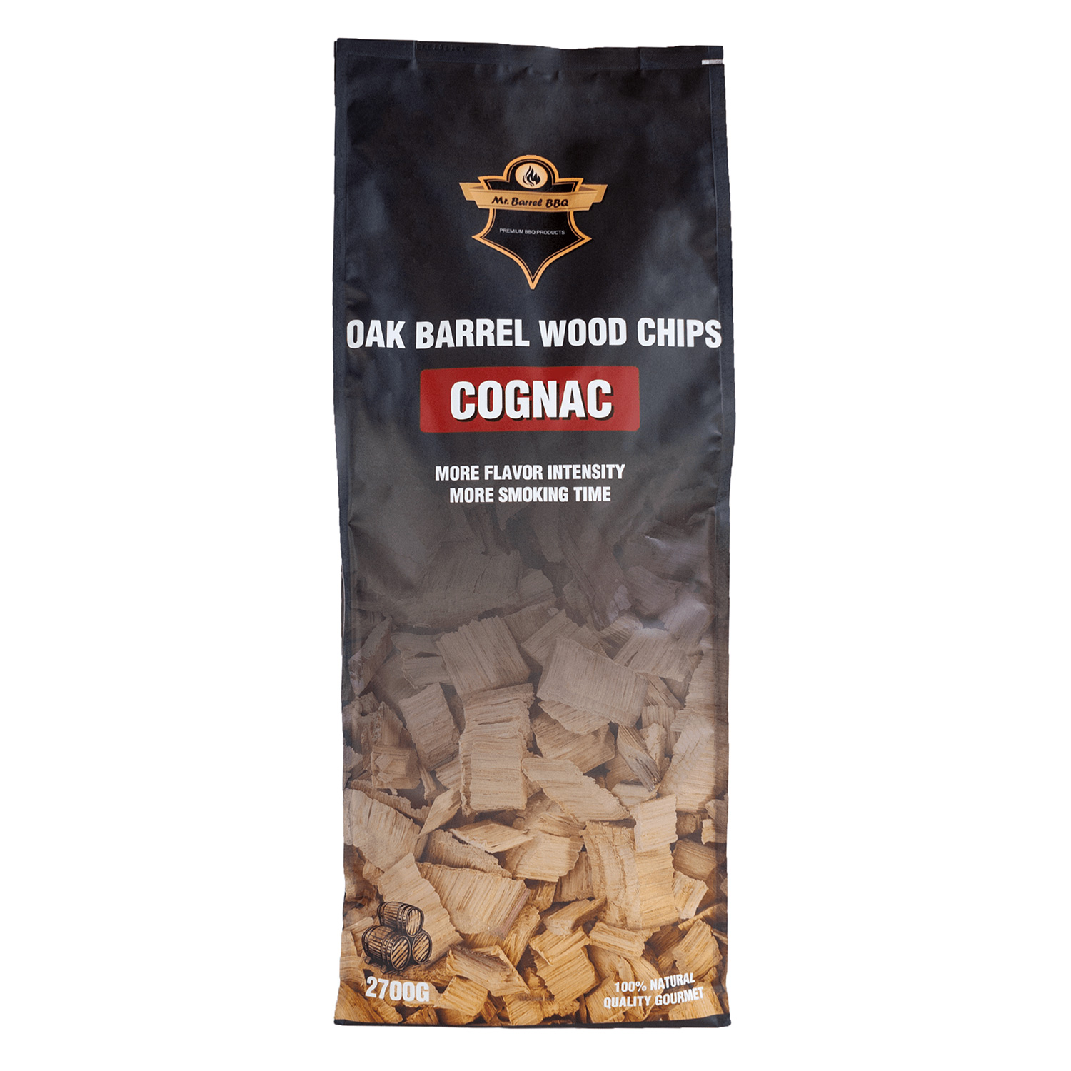 Mr. Barrel BBQ Smoking Chips XL Cognac, 2,7 kg Mr. Barrel BBQ Smoking Chips XL Cognac, 2,7 kg